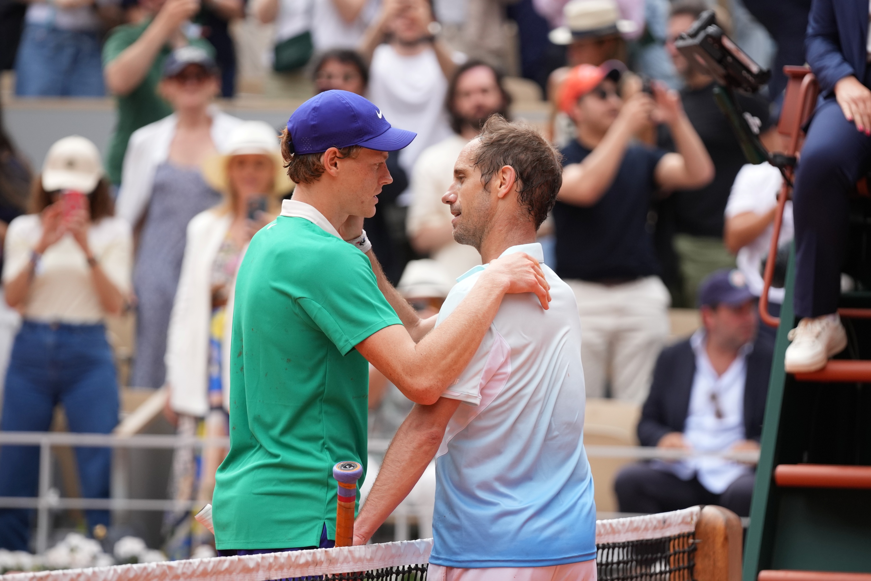 Jannik Sinner & Richard Gasquet / Deuxième tour Roland-Garros 2025