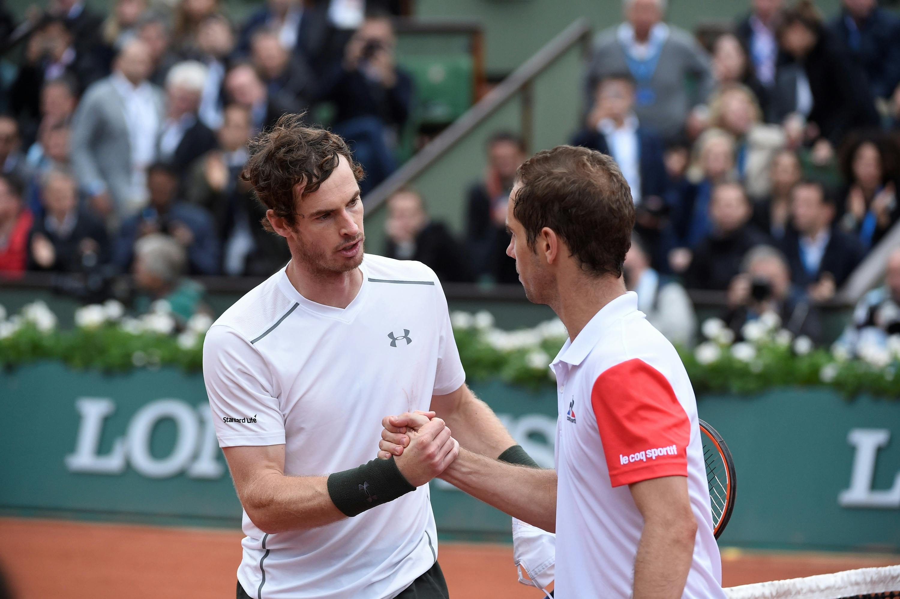Andy Murray, Richard Gasquet / Quarts de finale Roland-Garros 2016