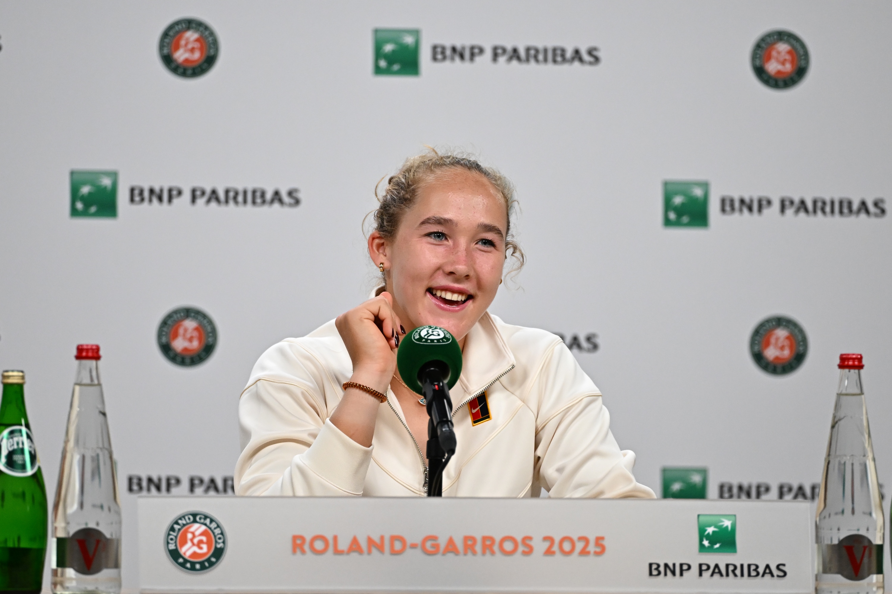 Mirra Andreeva / Media Day, Roland-Garros 2025