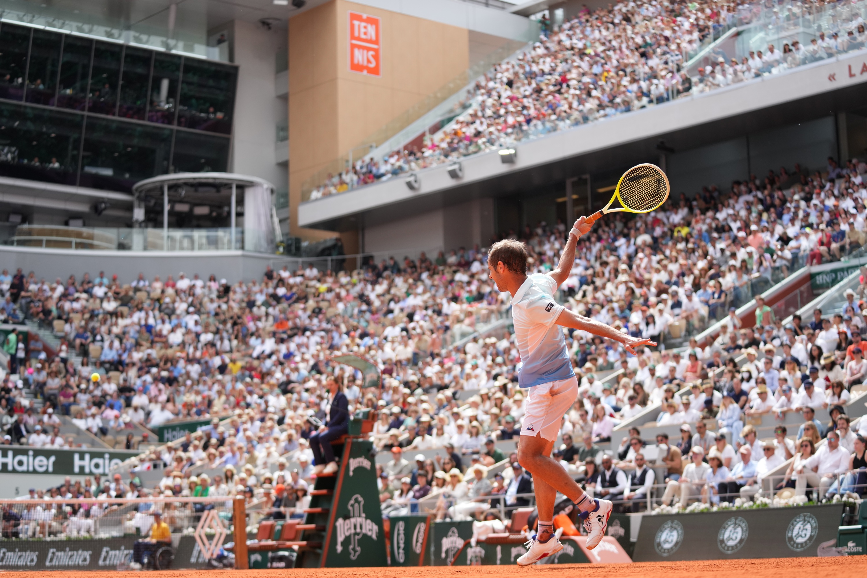 Richard Gasquet Roland-Garros 2025 / premier tour