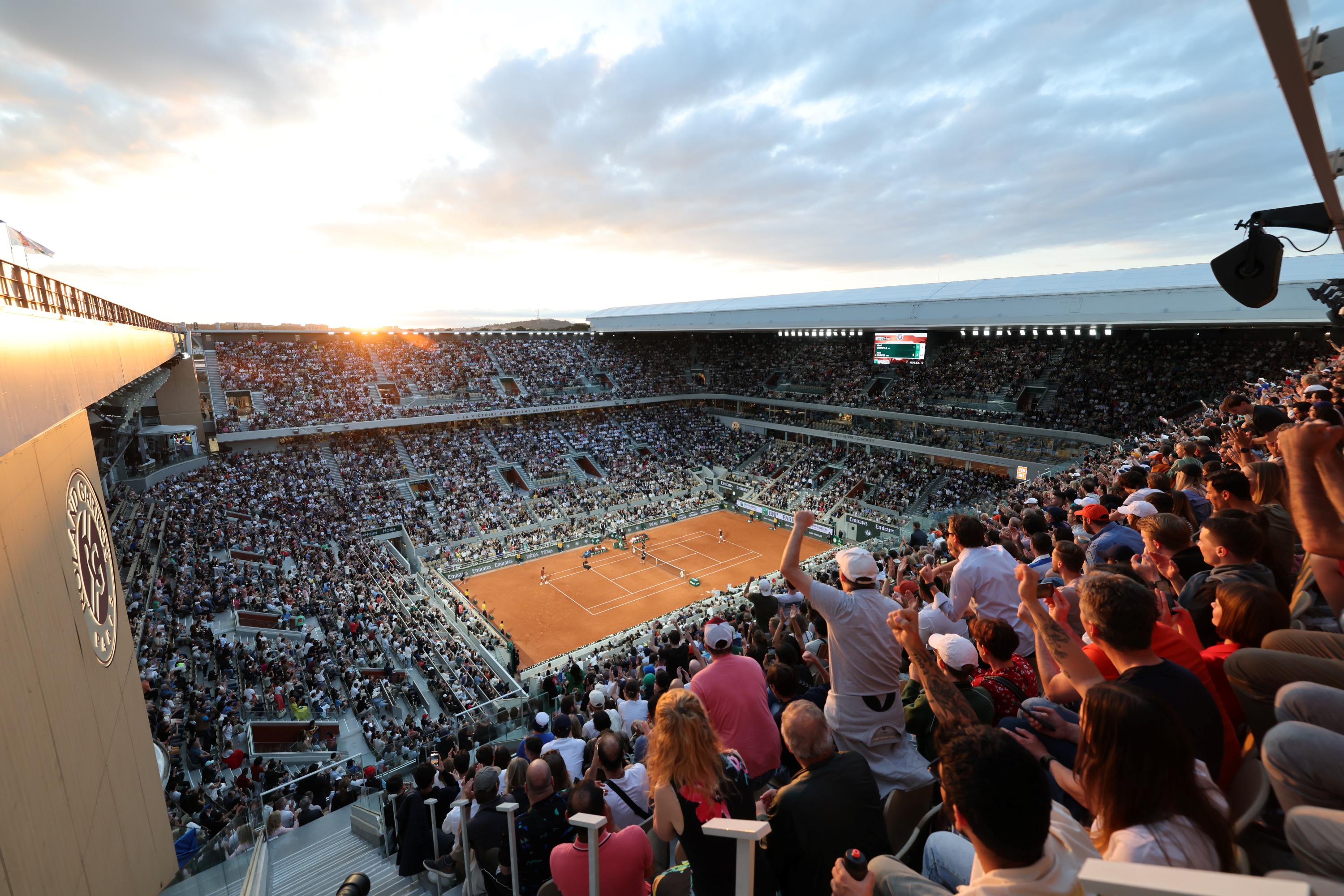 Court Philippe-Chatrier / Session de soirée Roland-Garros 2025