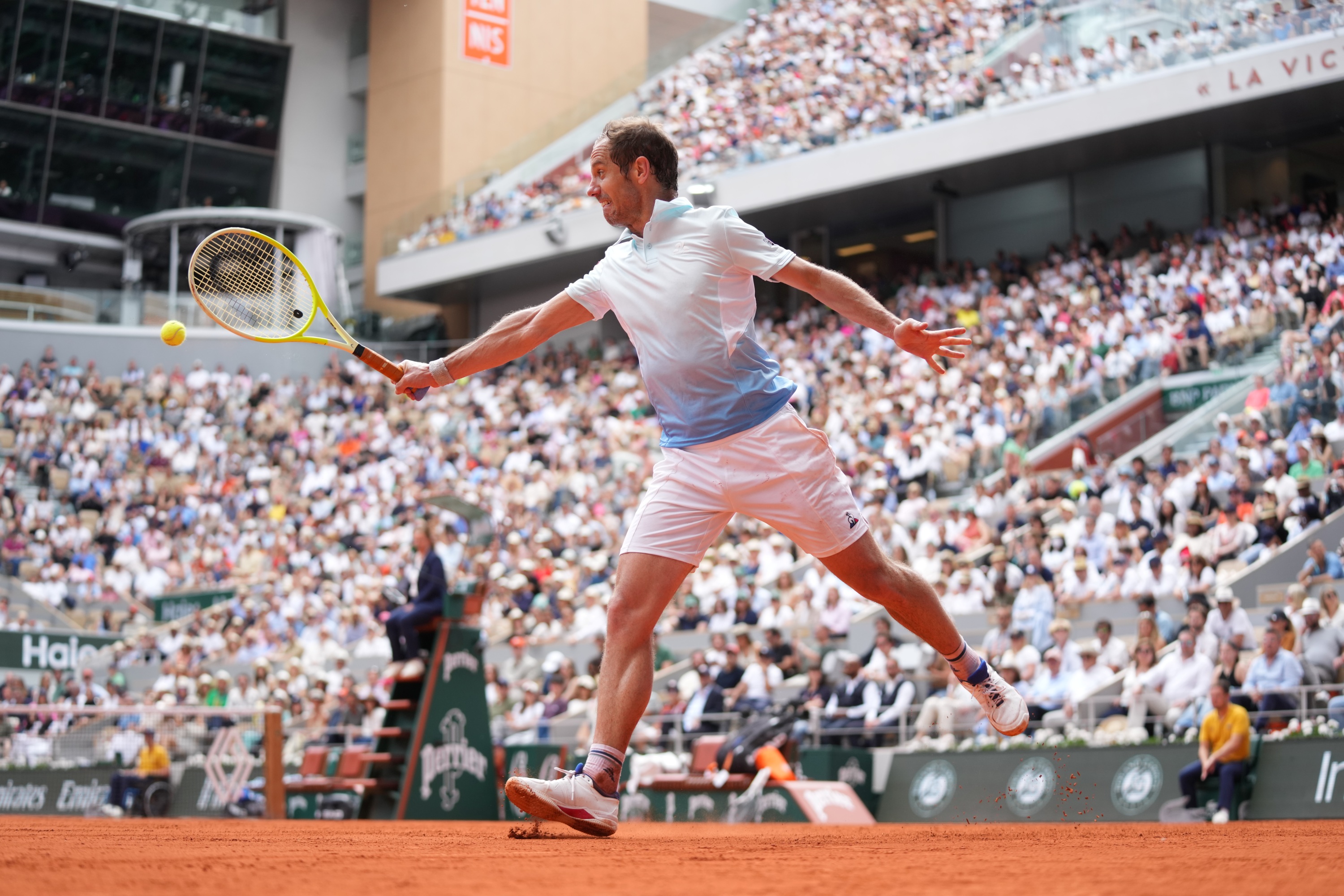 Richard Gasquet, Roland-Garros 2025, Simple Messieurs, 2eme Tour