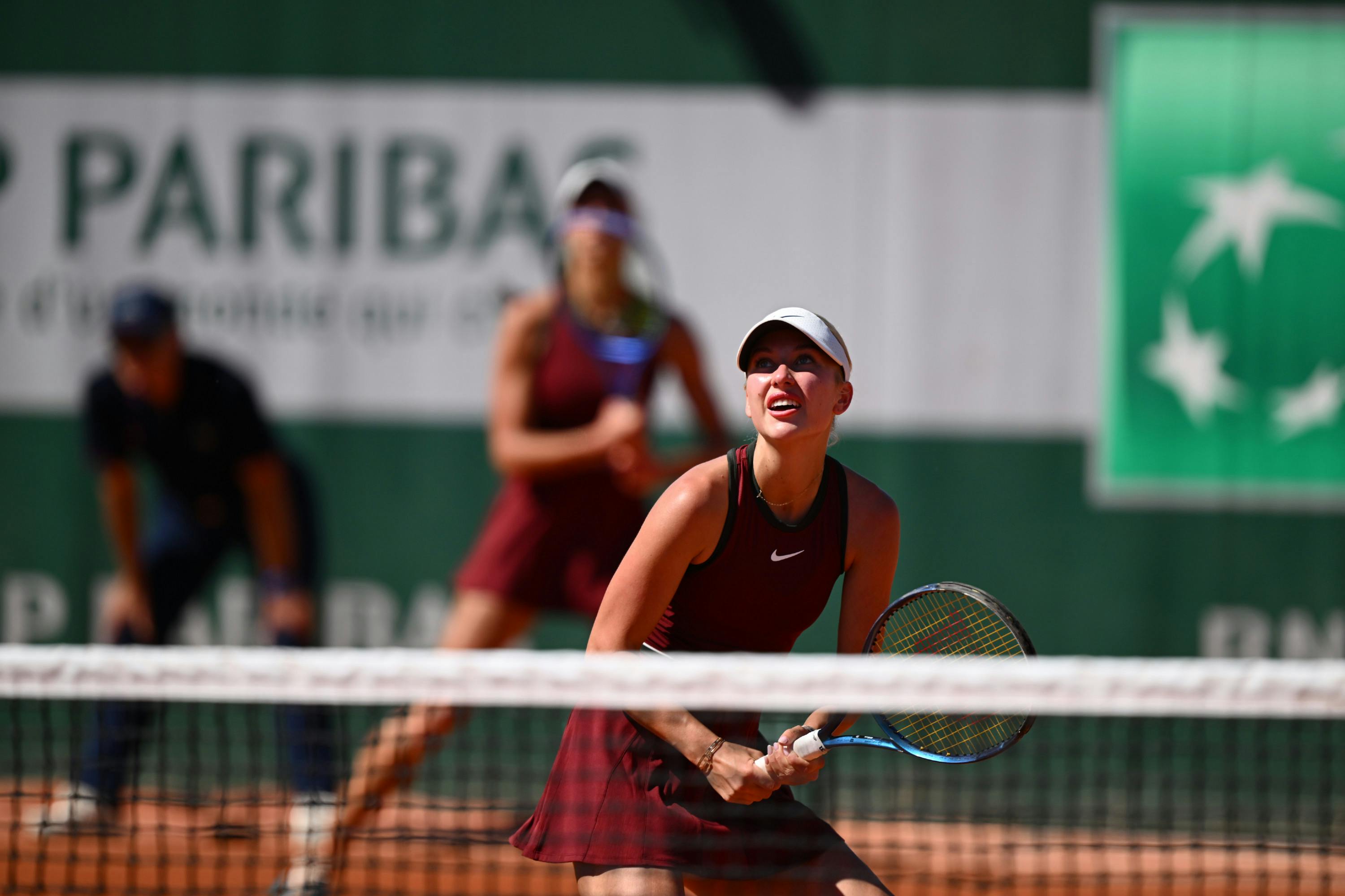 20250530_RG_PM_8750 Olga Danilovic, Anastasia Potapova women's doubles R2