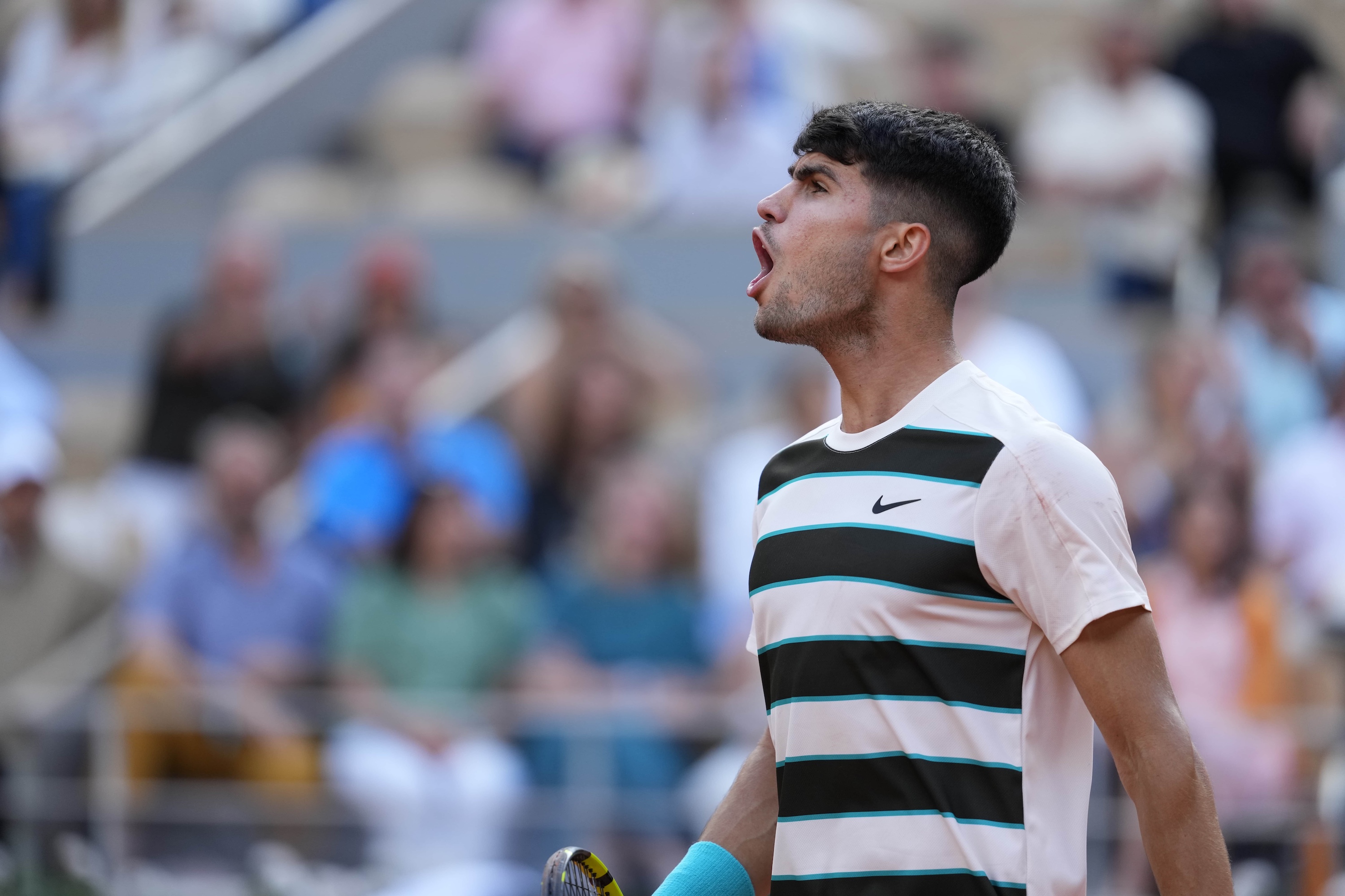 Carlos Alcaraz, Roland-Garros, fourth round