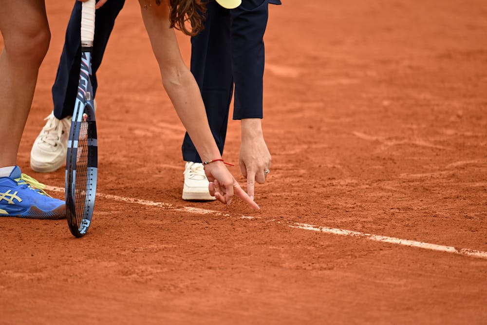 Décision arbitre Roland-Garros 2025