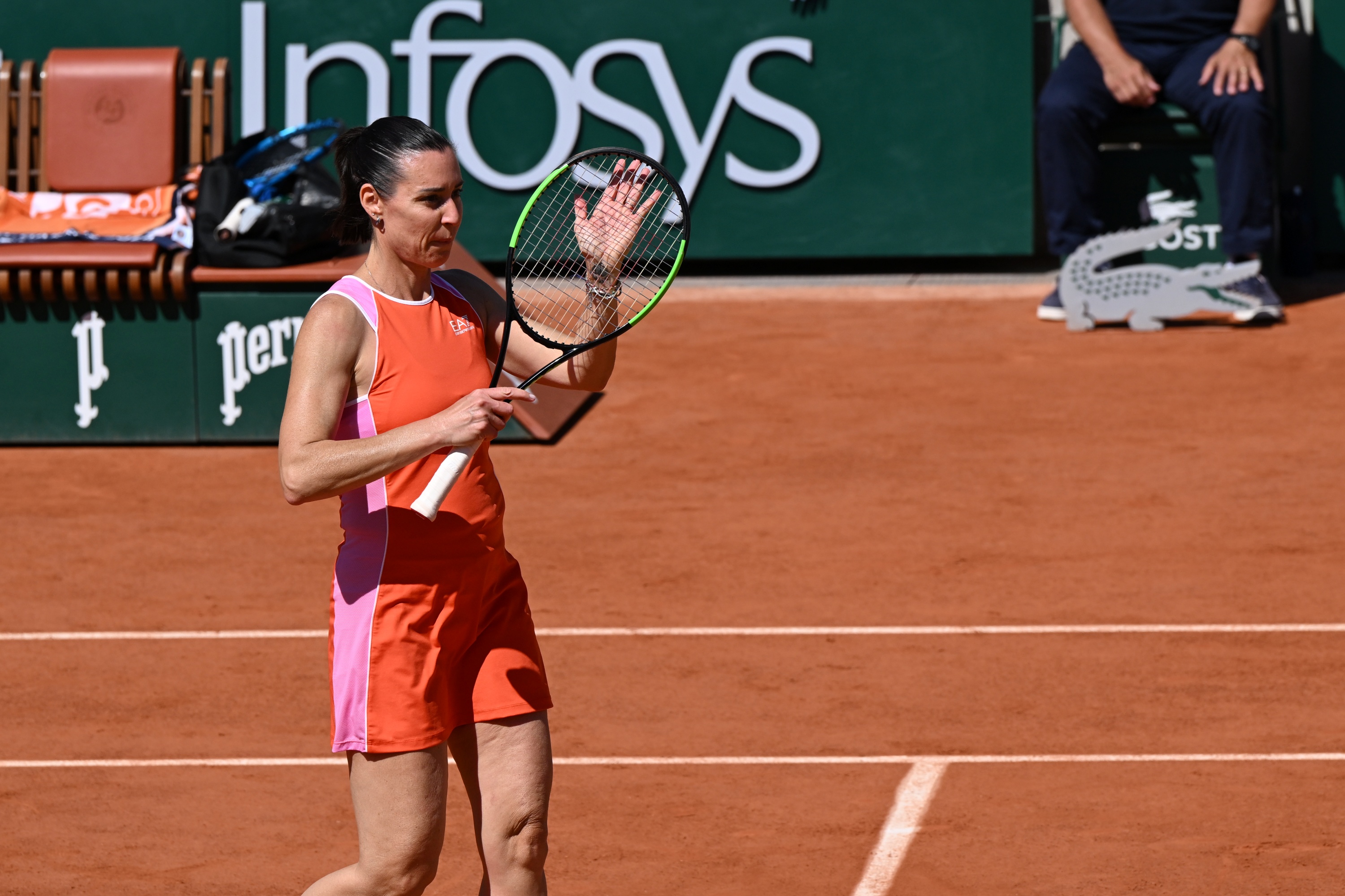 Flavia Pennetta / Trophée des Légendes, Roland-Garros 2025