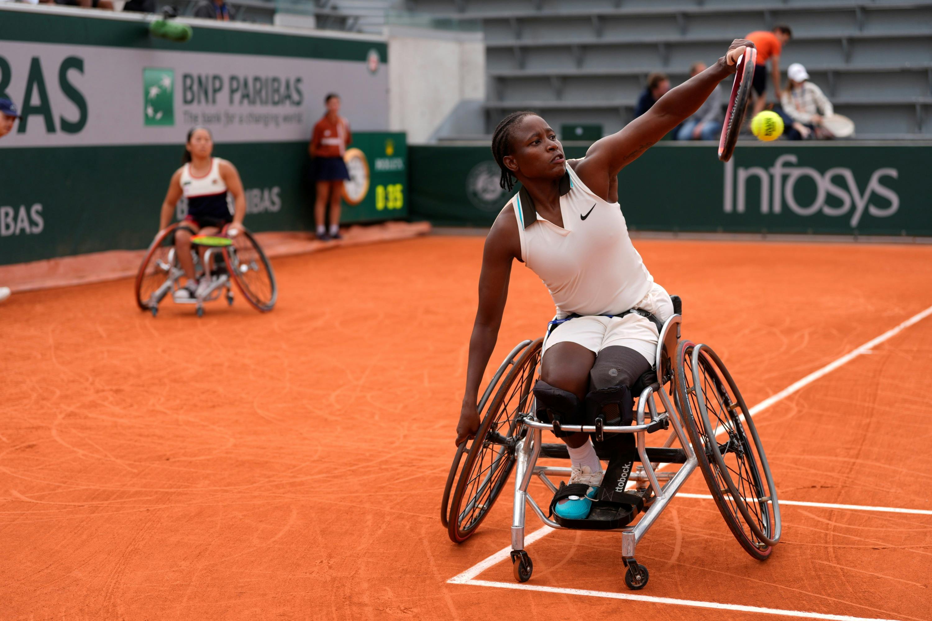 Yui Kamiji, Kgothatso Montjane / Tennis-fauteuil, double dames, quart de finales Roland-Garros 2025