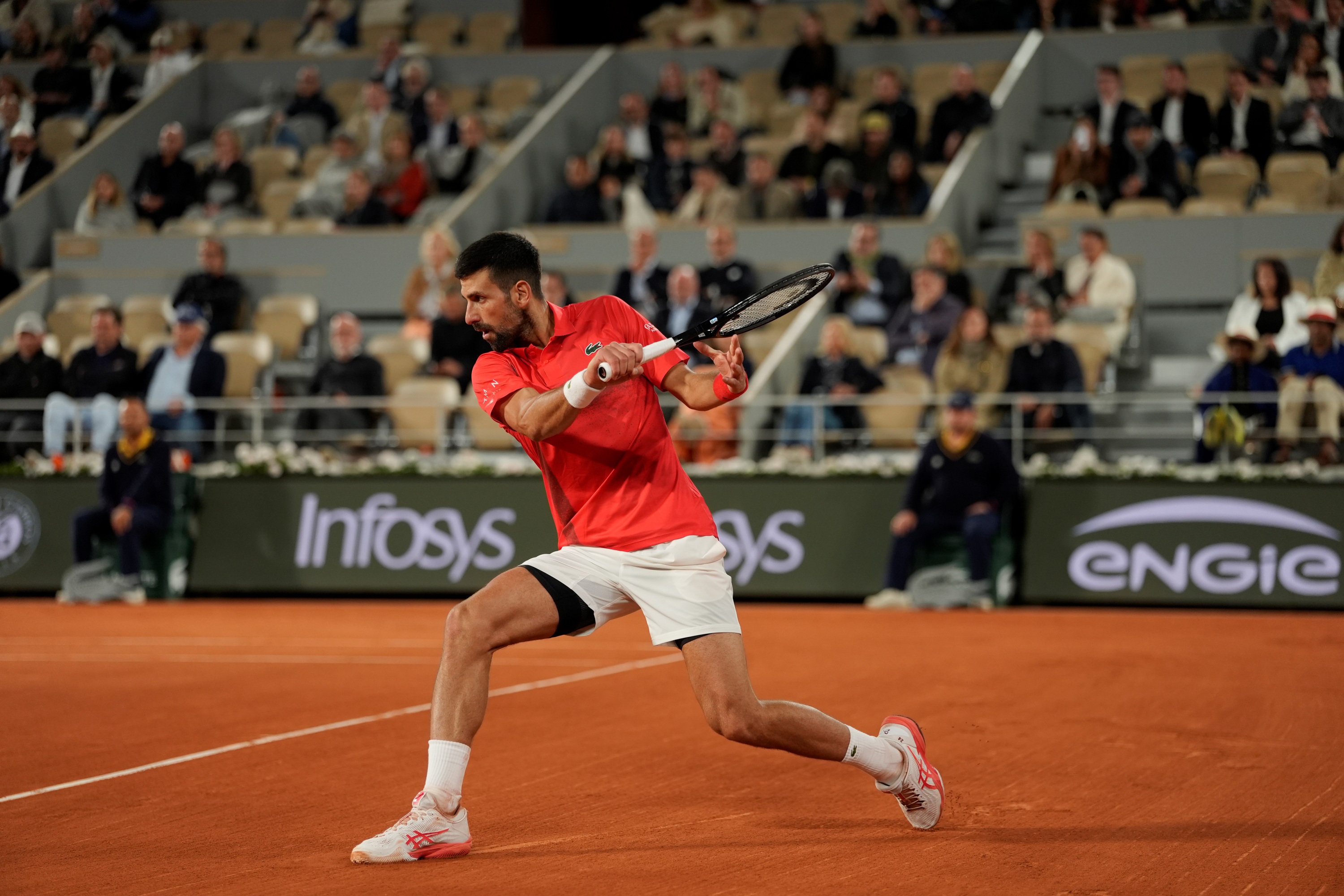 Novak Djokovic / Quarts de finale, Roland-Garros 2025