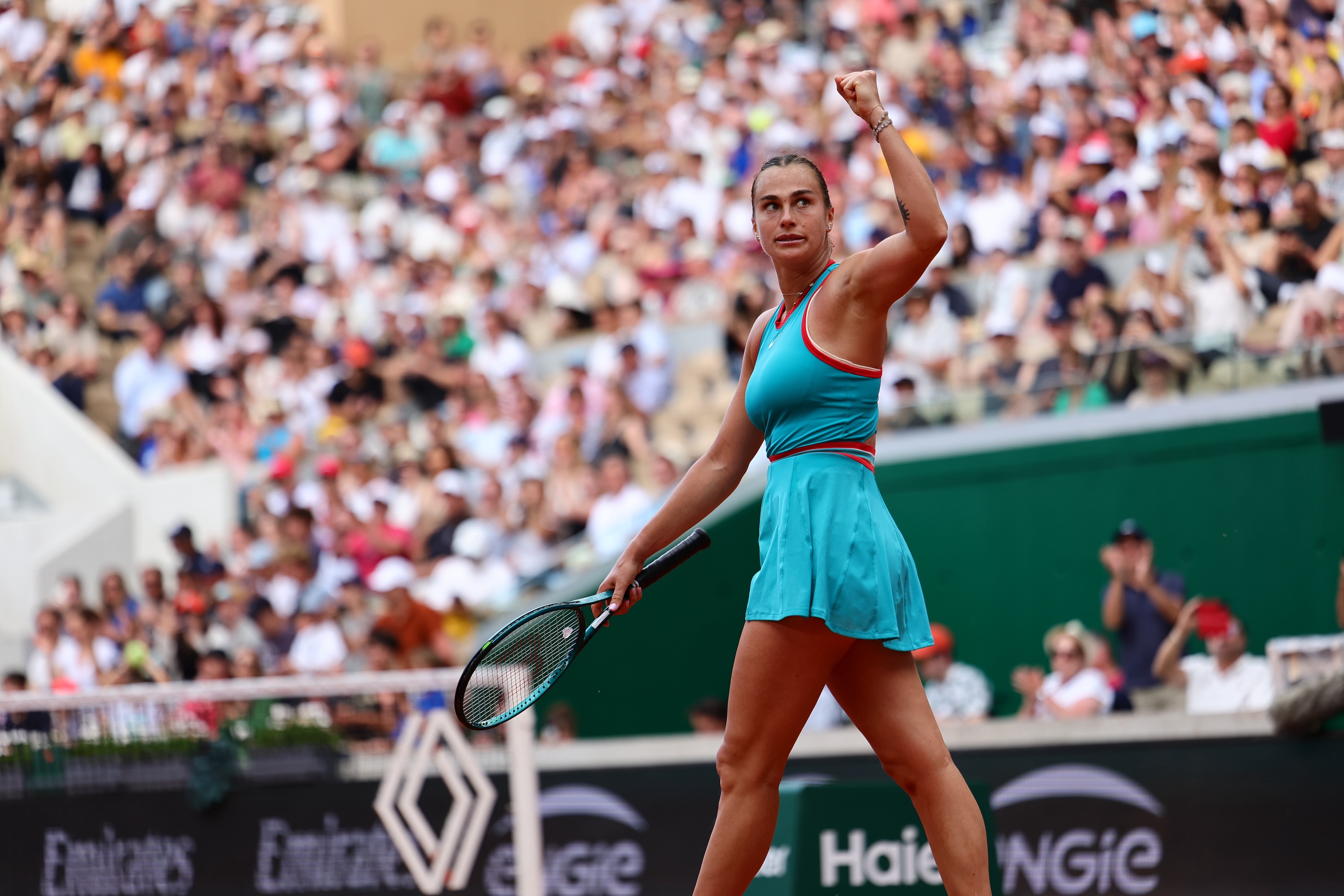 Aryna Sabalenka / Huitièmes de finale, Roland-Garros 2025