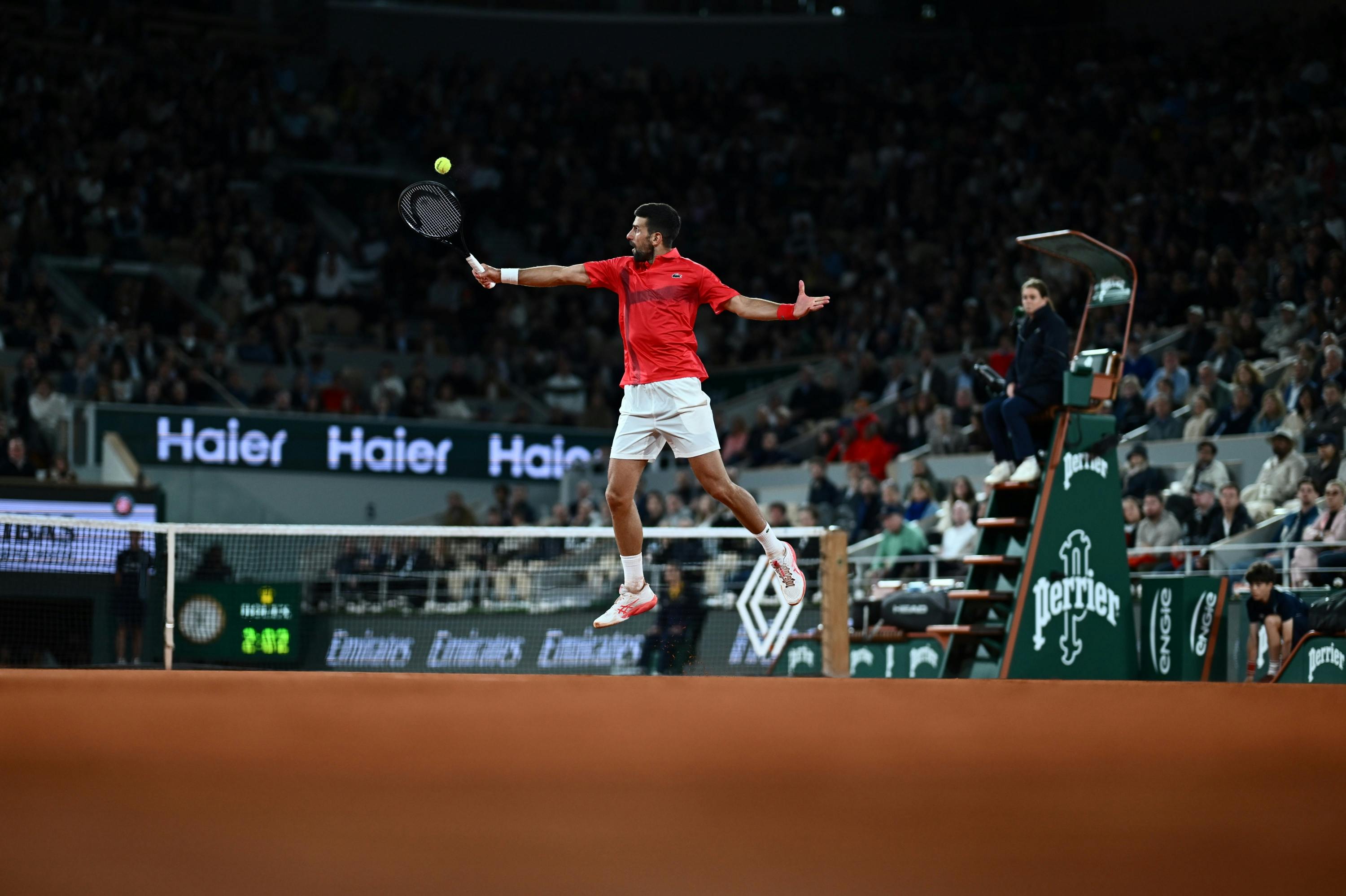Novak Djokovic / Quarts de finale, Roland-Garros 2025