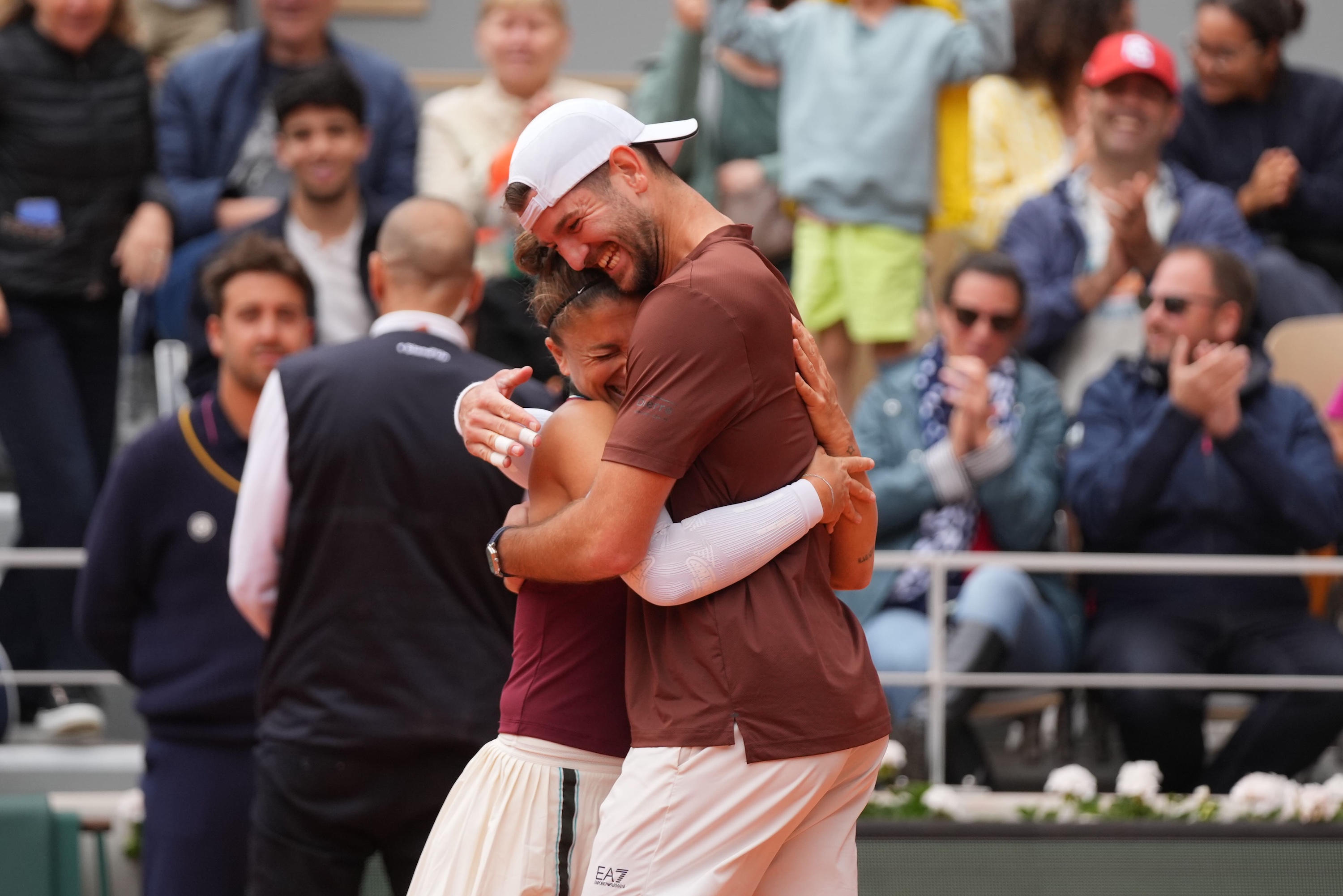 Sara Errani and Andrea Vavassori, Roland-Garros 2025, mixed doubles final