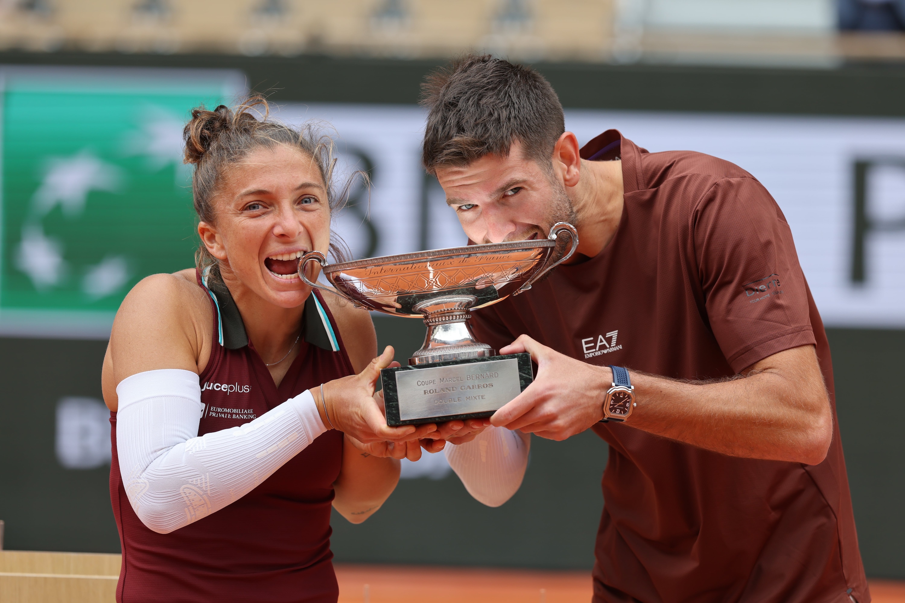 Sara Errani and Andrea Vavassori, Roland-Garros 2025, mixed doubles final