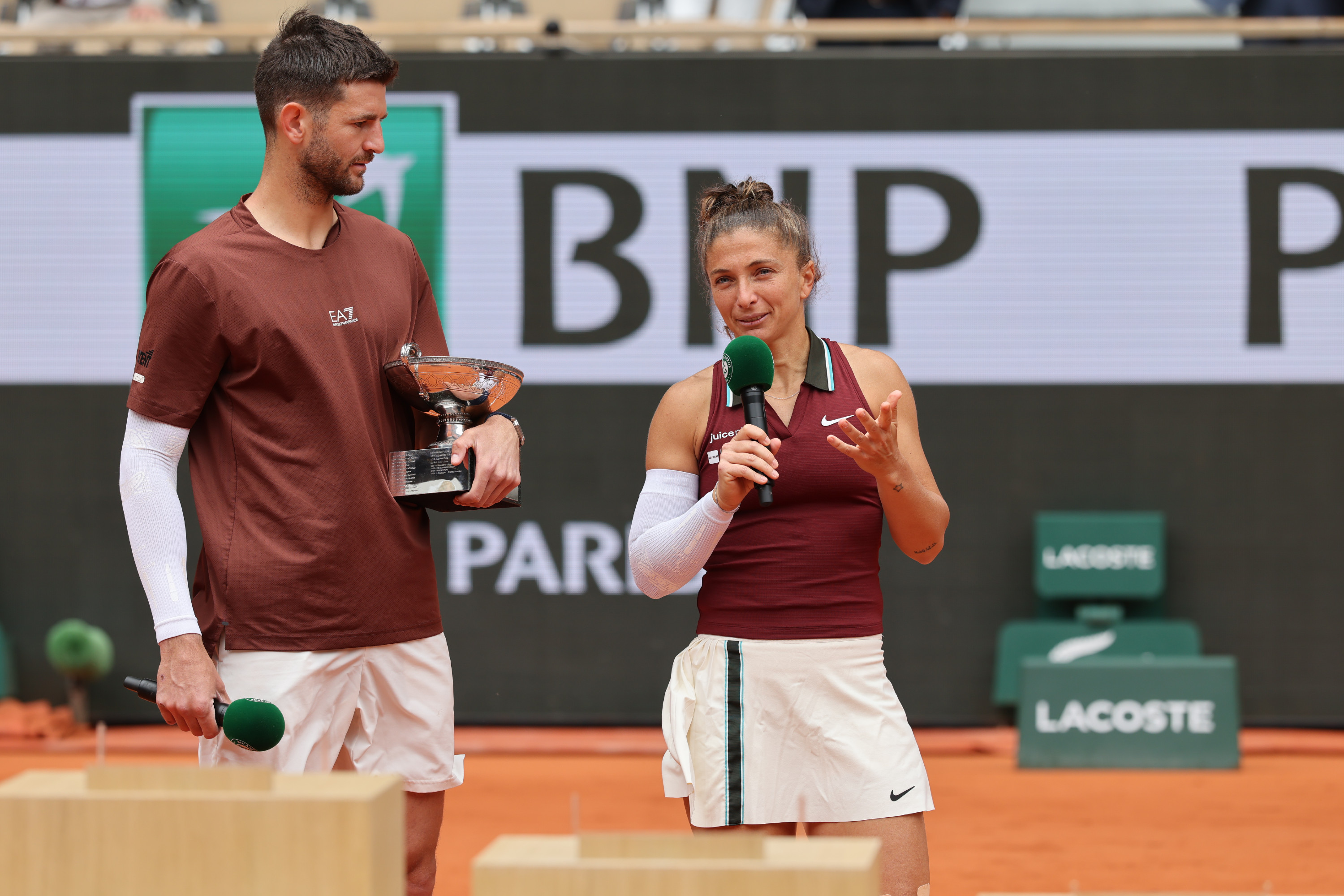 Andrea Vavassori, Sara Errani mx doubles final RG2025