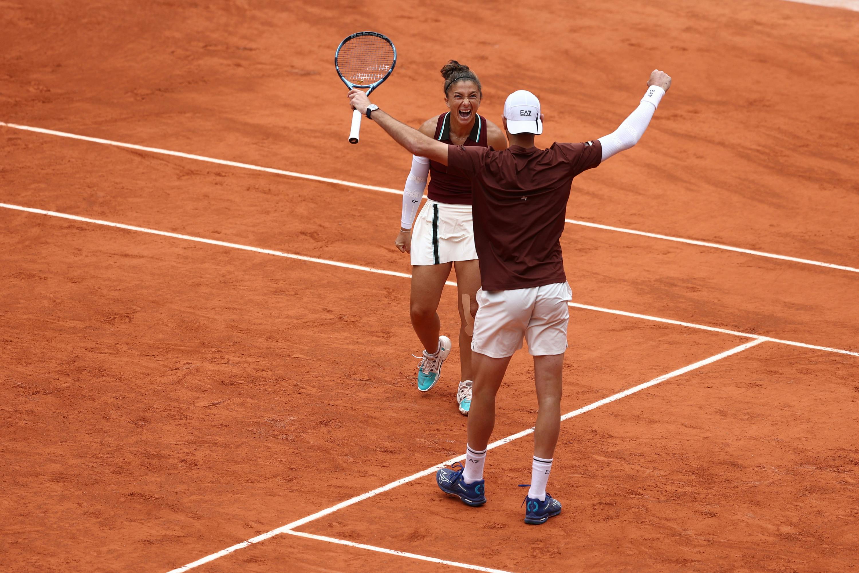 Sara Errani, Andrea Vavassori mx doubles final RG2025