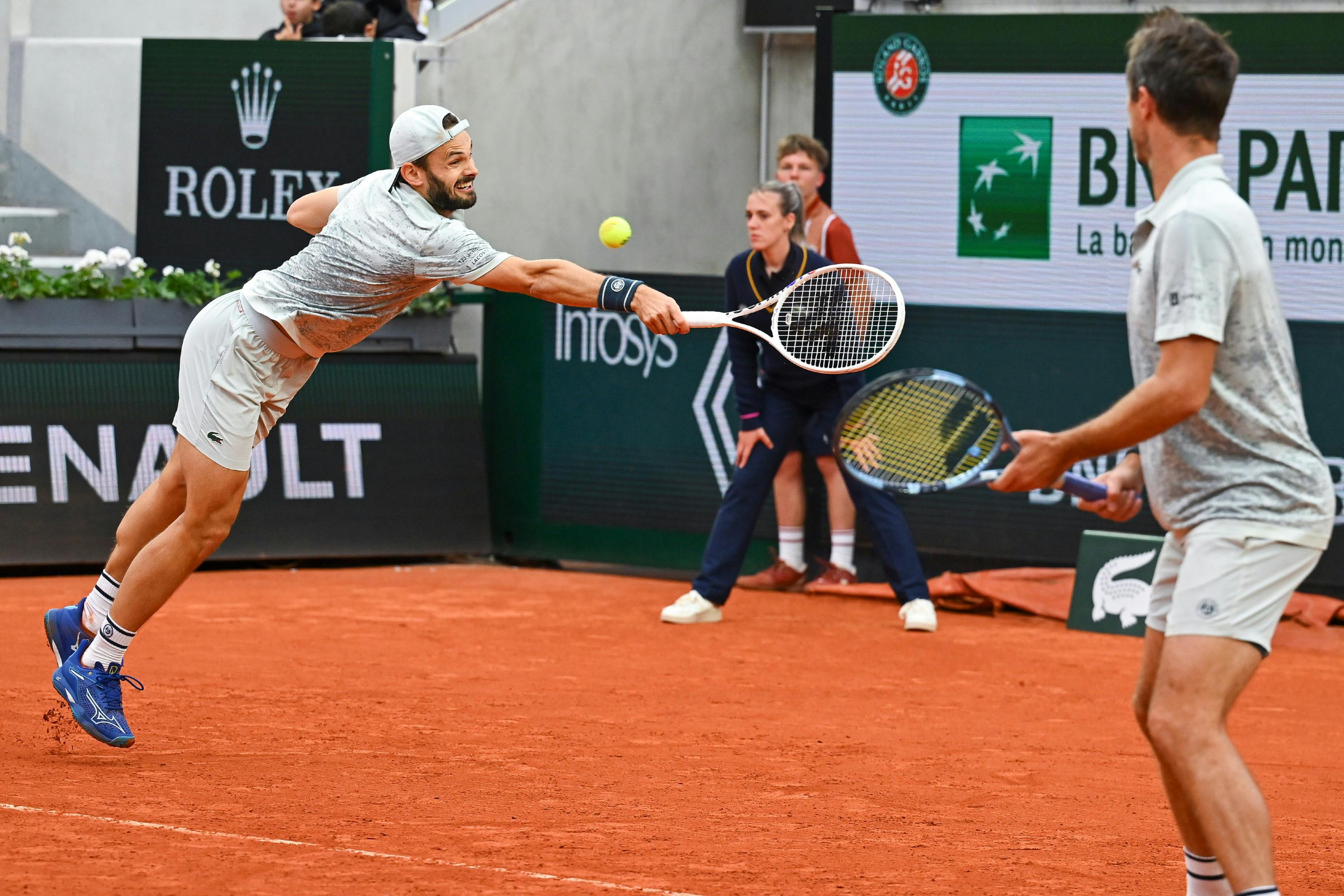 Hugo Nys, Edouard Roger-Vasselin men's doubles semi-final RG2025