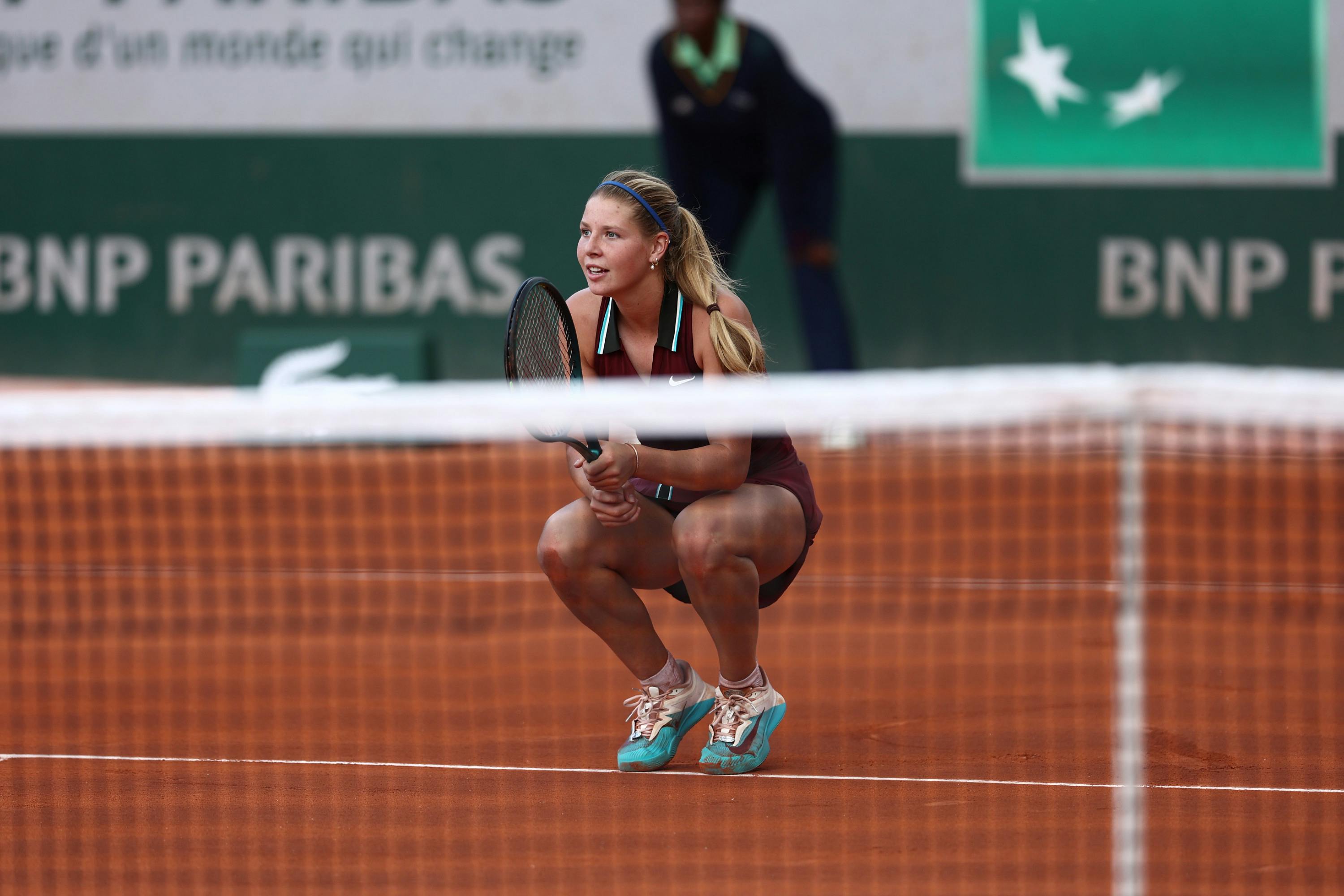 Hannah Klugman, Roland-Garros 2025, Simple Filles, 1_2 Finale