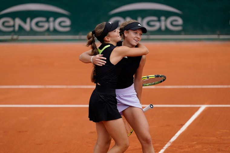 Jana Kovackova, Alena Kovackova, Roland-Garros 2025, Double Filles, 1_2 Finale, Jana Kovackova, Alena Kovackova, Roland-Garros 2025, Double Filles, 1_2 Finale,