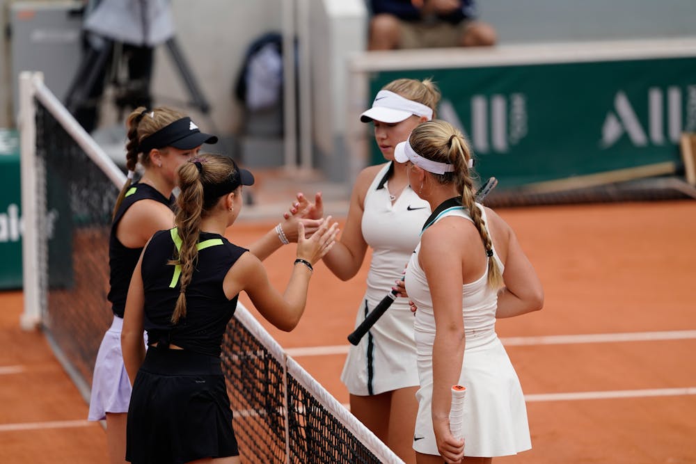 Alena Kovackova, Jana Kovackova, Kristina Penickova, Annika Penickova, Roland-Garros 2025, Double Filles, 1/2 Finale