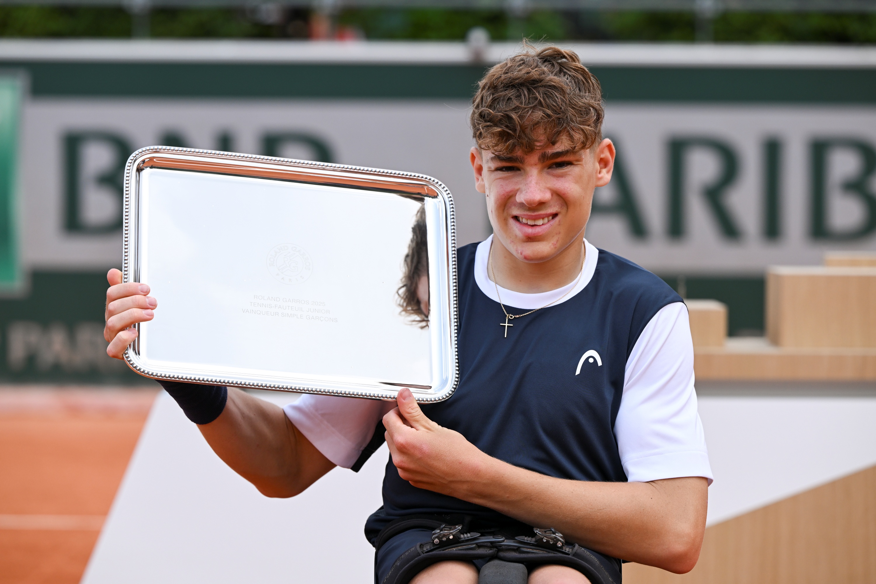 Maximilian Taucher, Roland-Garros 2025, Tennis Fauteuil Simple Garcons, Remise de Prix