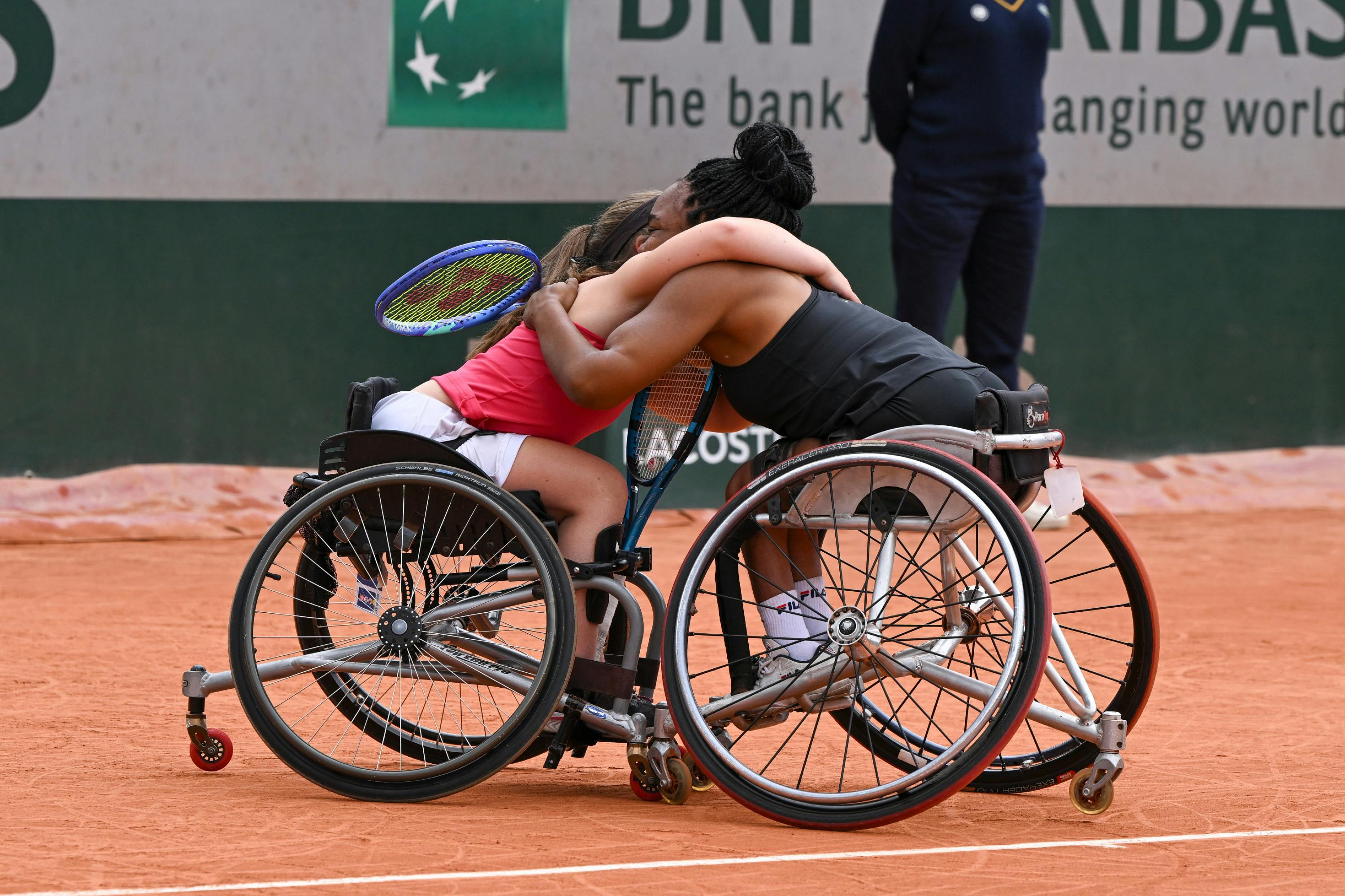 Luna Gryp, Vitoria Miranda, Roland-Garros 2025, Tennis Fauteuil Double Filles, Finale,