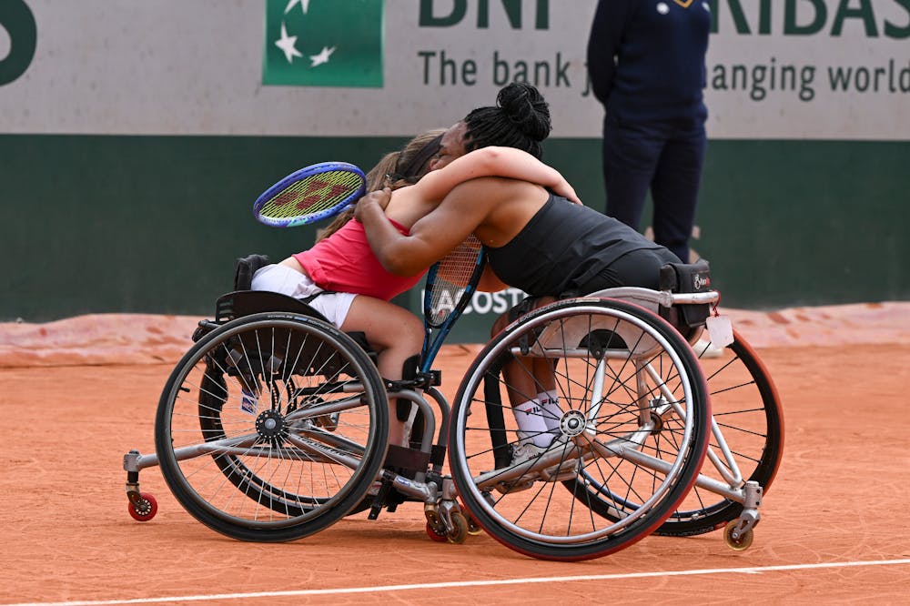 Luna Gryp, Vitoria Miranda, Roland-Garros 2025, Tennis Fauteuil Double Filles, Finale,