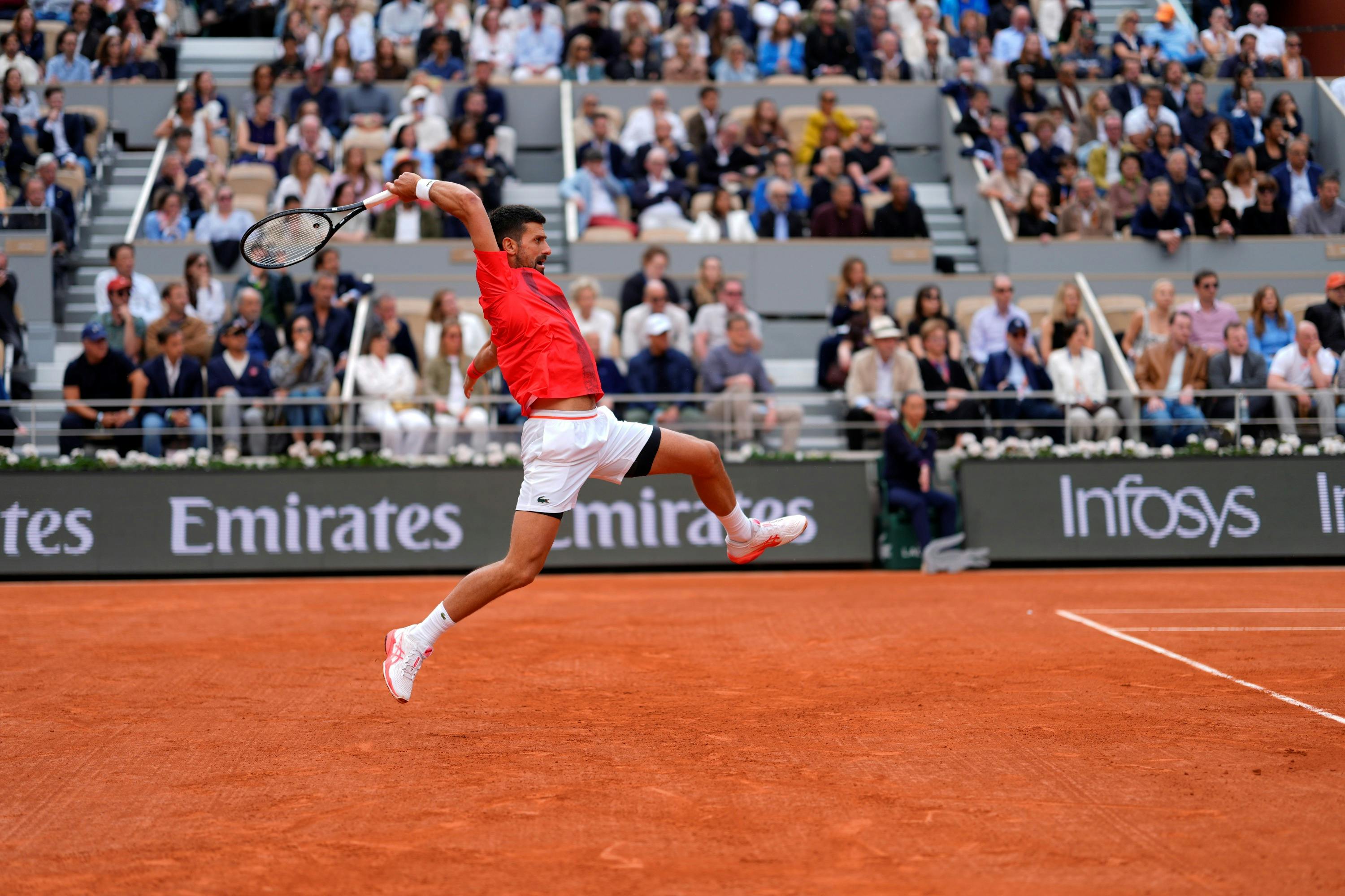Novak Djokovic / Demi-finales, Roland-Garros 2025