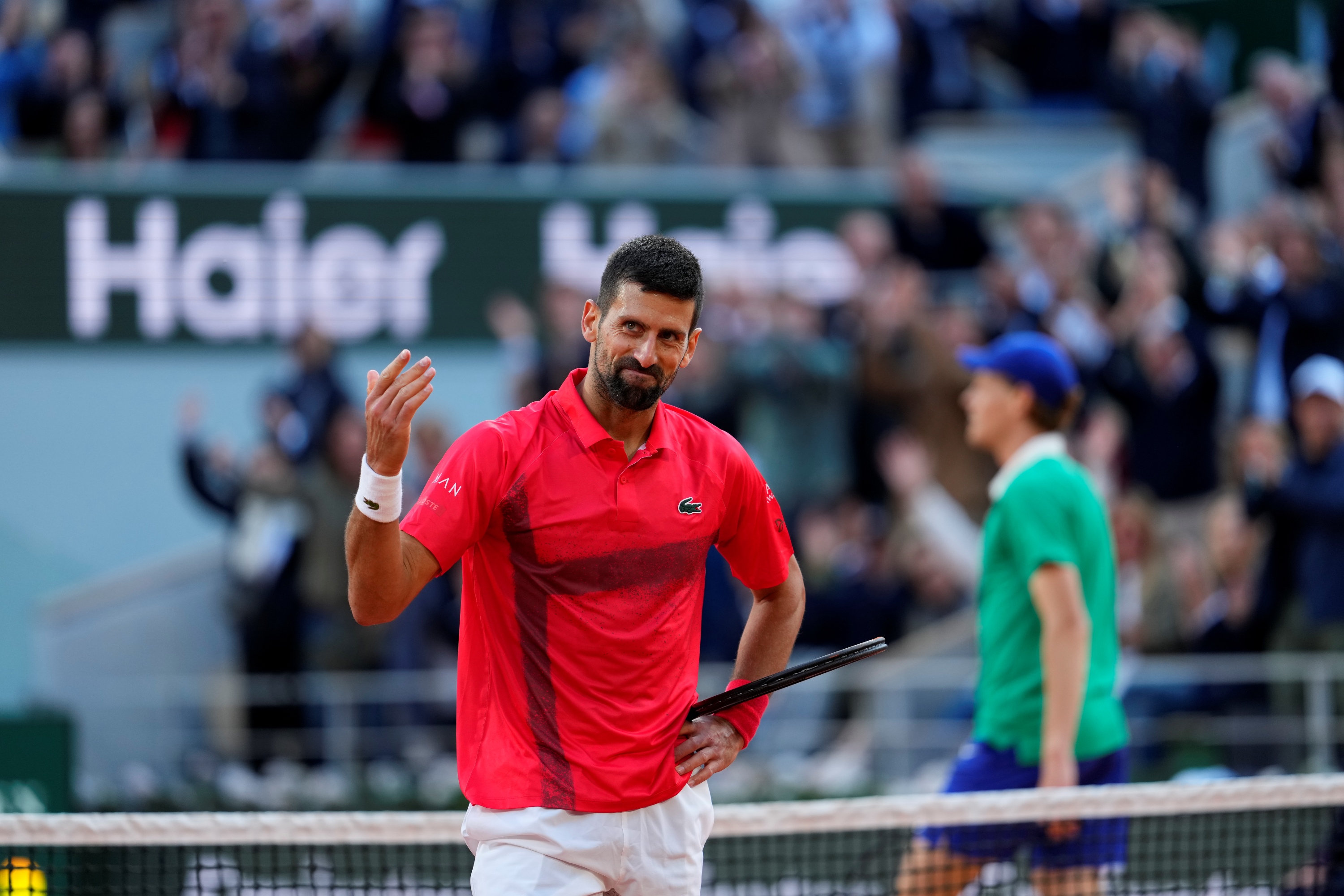 Novak Djokovic & Jannik Sinner / Demi-finales, Roland-Garros 2025