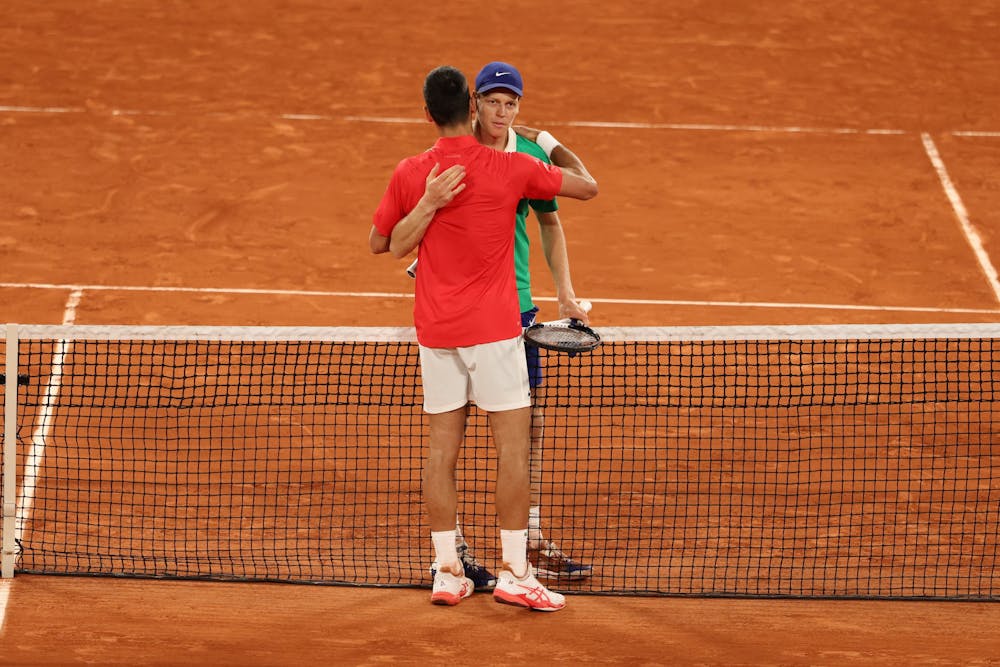 Novak Djokovic & Jannik Sinner / Demi-finales Roland-Garros 2025