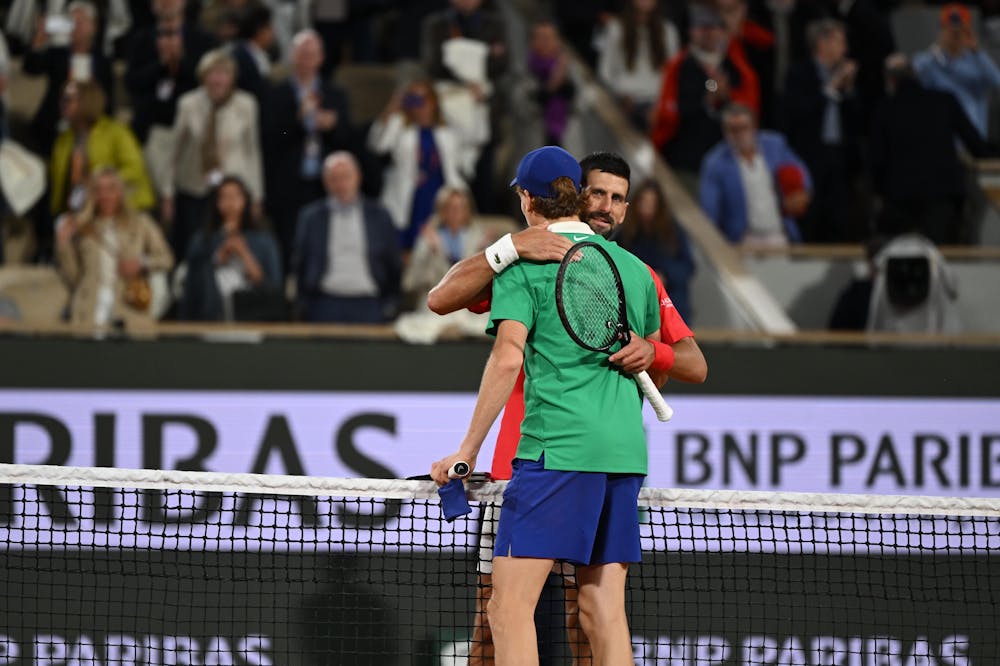 Jannik Sinner & Novak Djokovic / Demi-finales Roland-Garros 2025