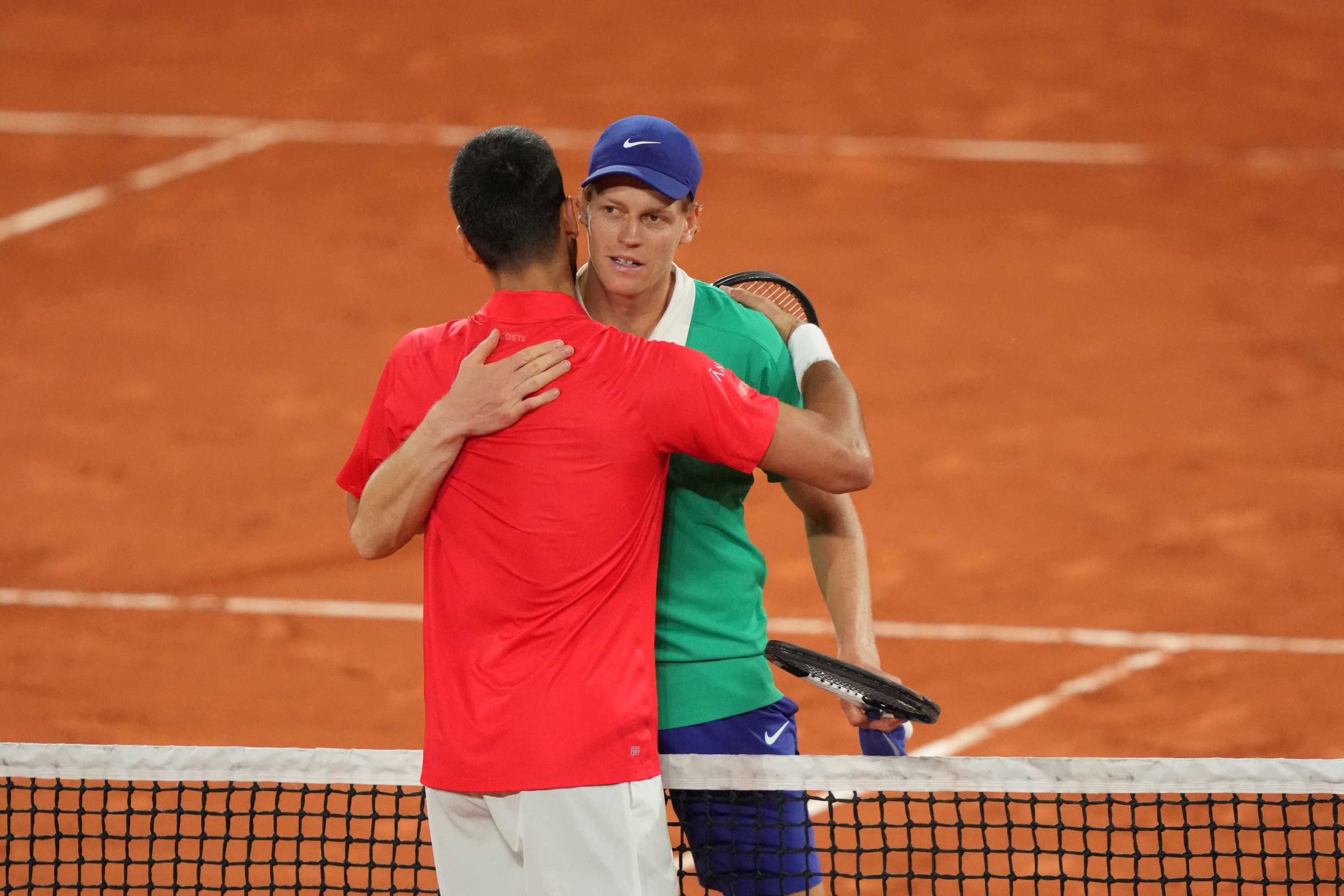 Novak Djokovic & Jannik Sinner / Demi-finales, Roland-Garros 2025
