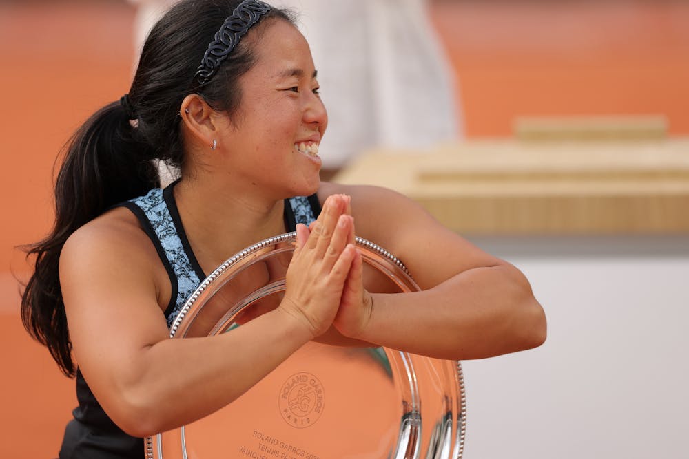Yui Kamiji / Trophée, finale double dames, Roland-Garros 2025