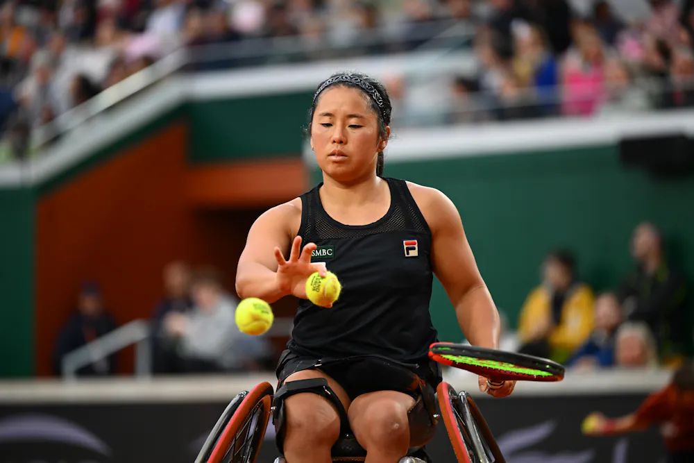 Yui Kamiji women's wheelchair singles final RG2025 Yui Kamiji women's wheelchair singles final RG2025