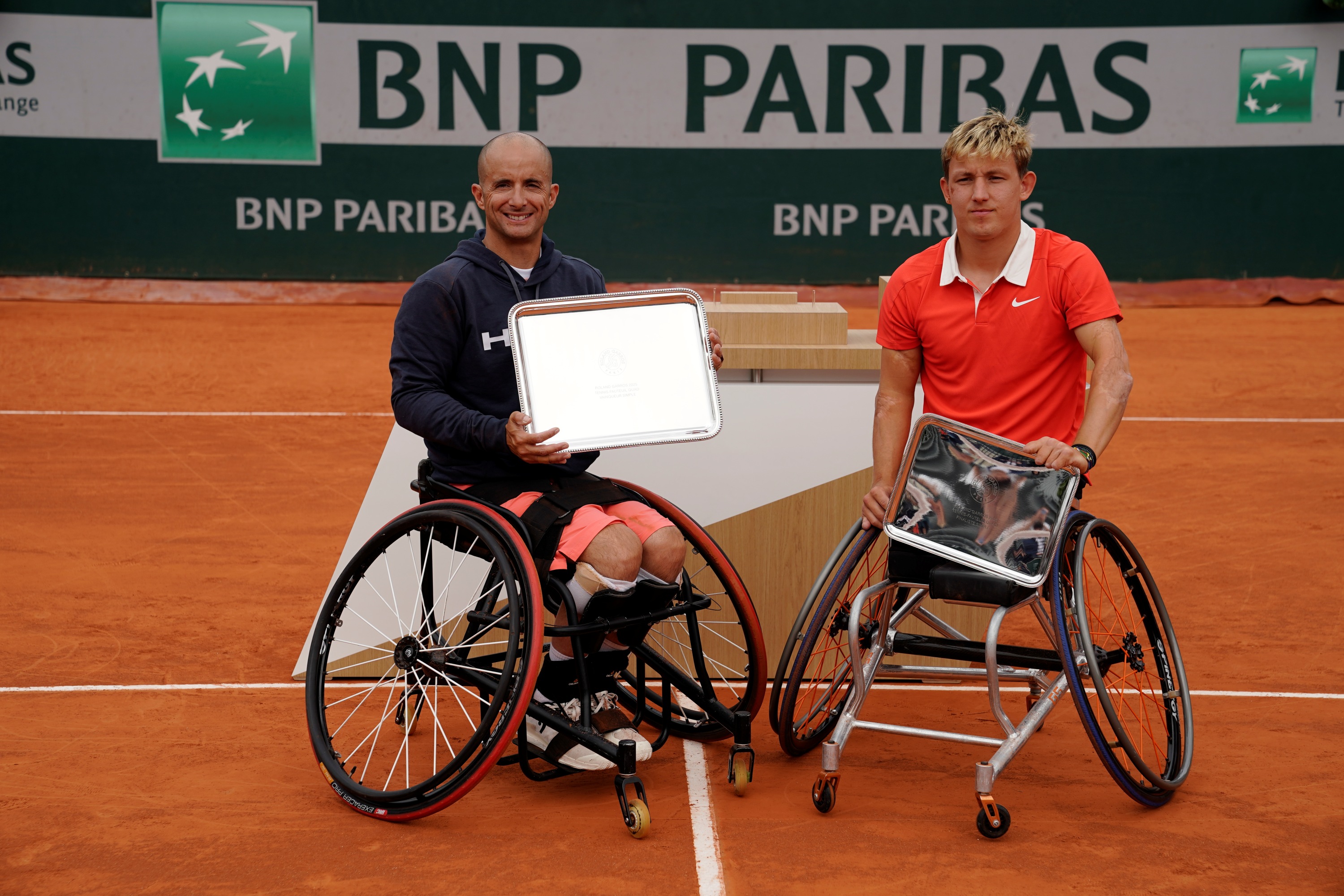 Guy Sasson & Niels Vink / Tennis-fauteuil quad, simple messieurs, Roland-Garros 2025