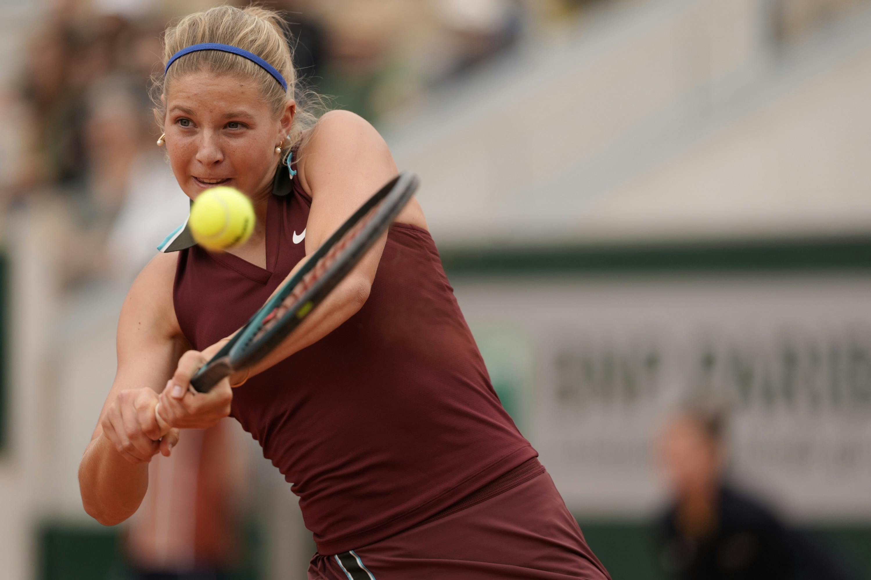 Hannah Klugman girls' singles final RG2025