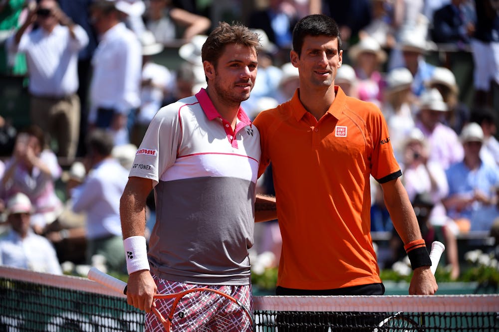 Stan Wawrinka & Novak Djokovic / Finale Roland-Garros 2015