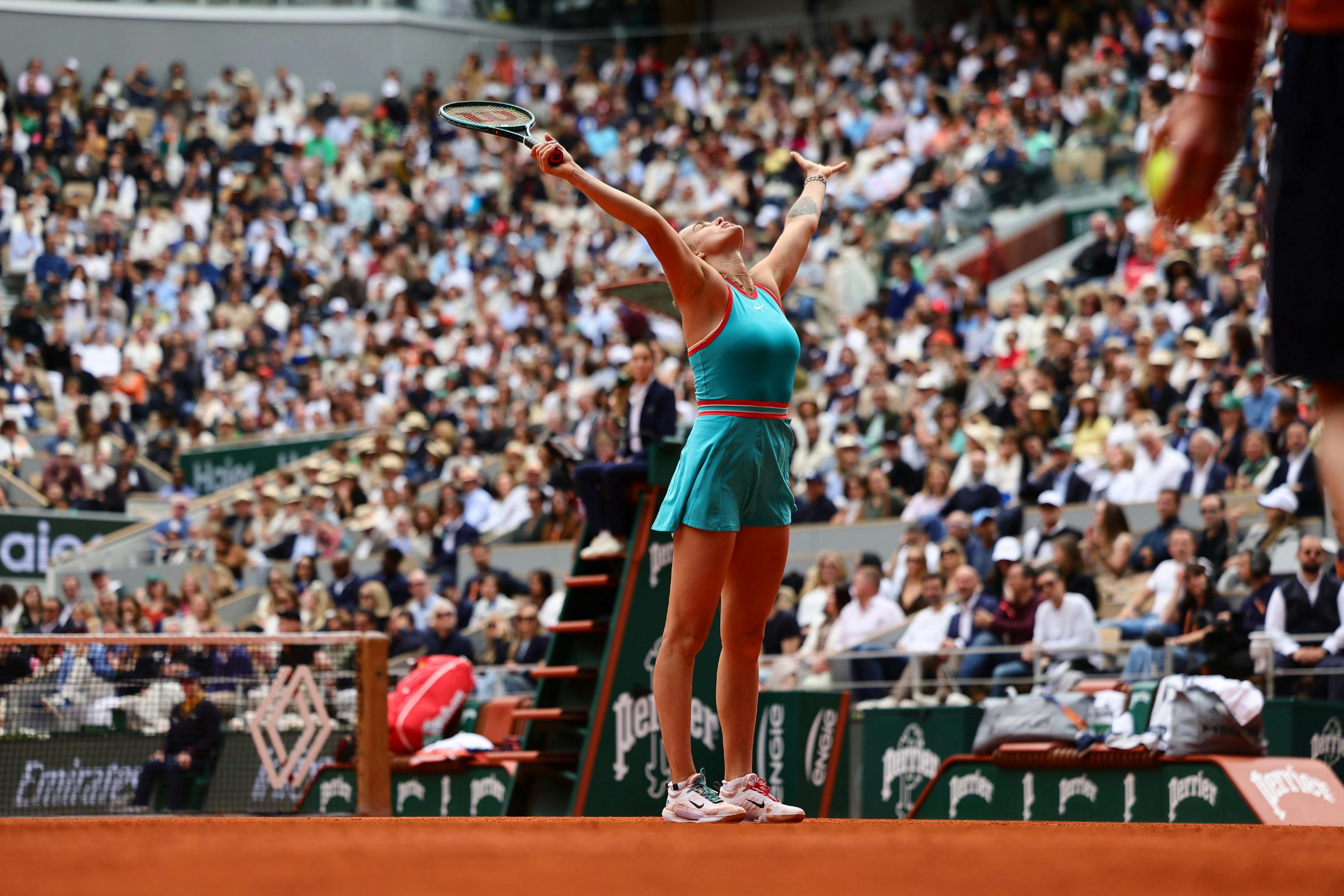 Aryna Sabalenka women's singles final RG2025