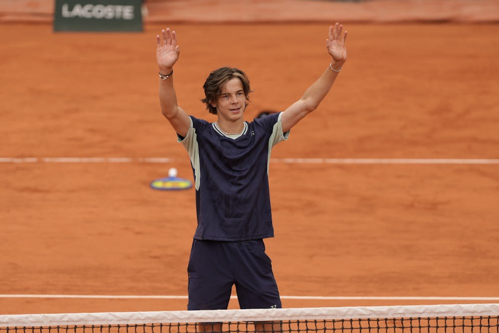 Niels McDonald boy's singles final RG2025