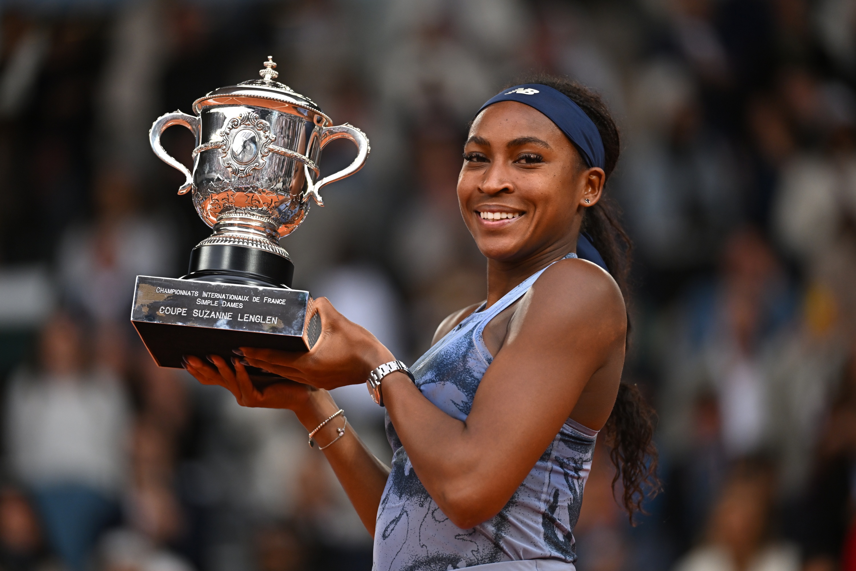 Coco Gauff / Finale, trophée, Roland-Garros 2025