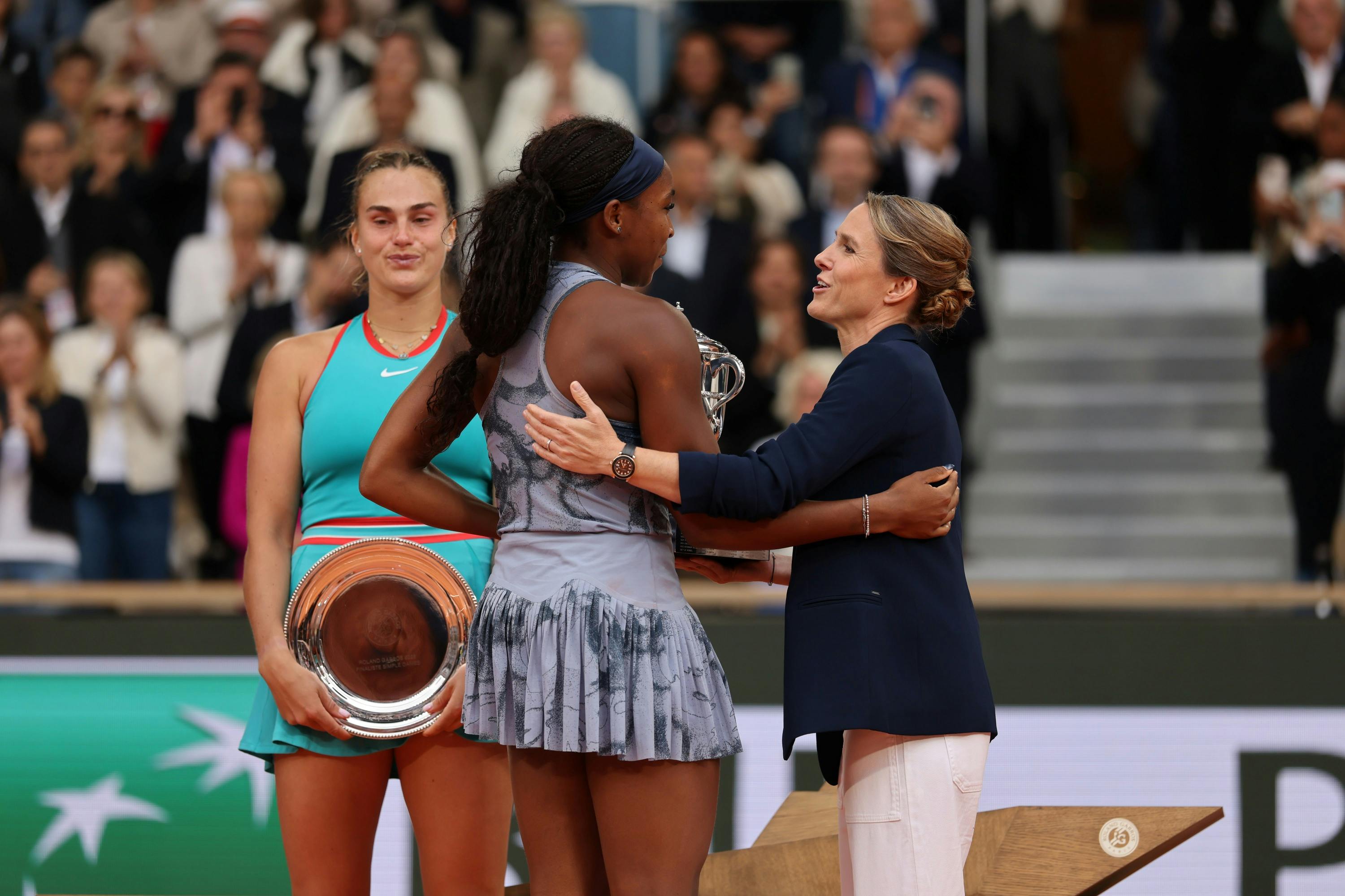Aryna Sabalenka, Coco Gauff, Justine Henin / Finale, simple dames, Roland-Garros 2025