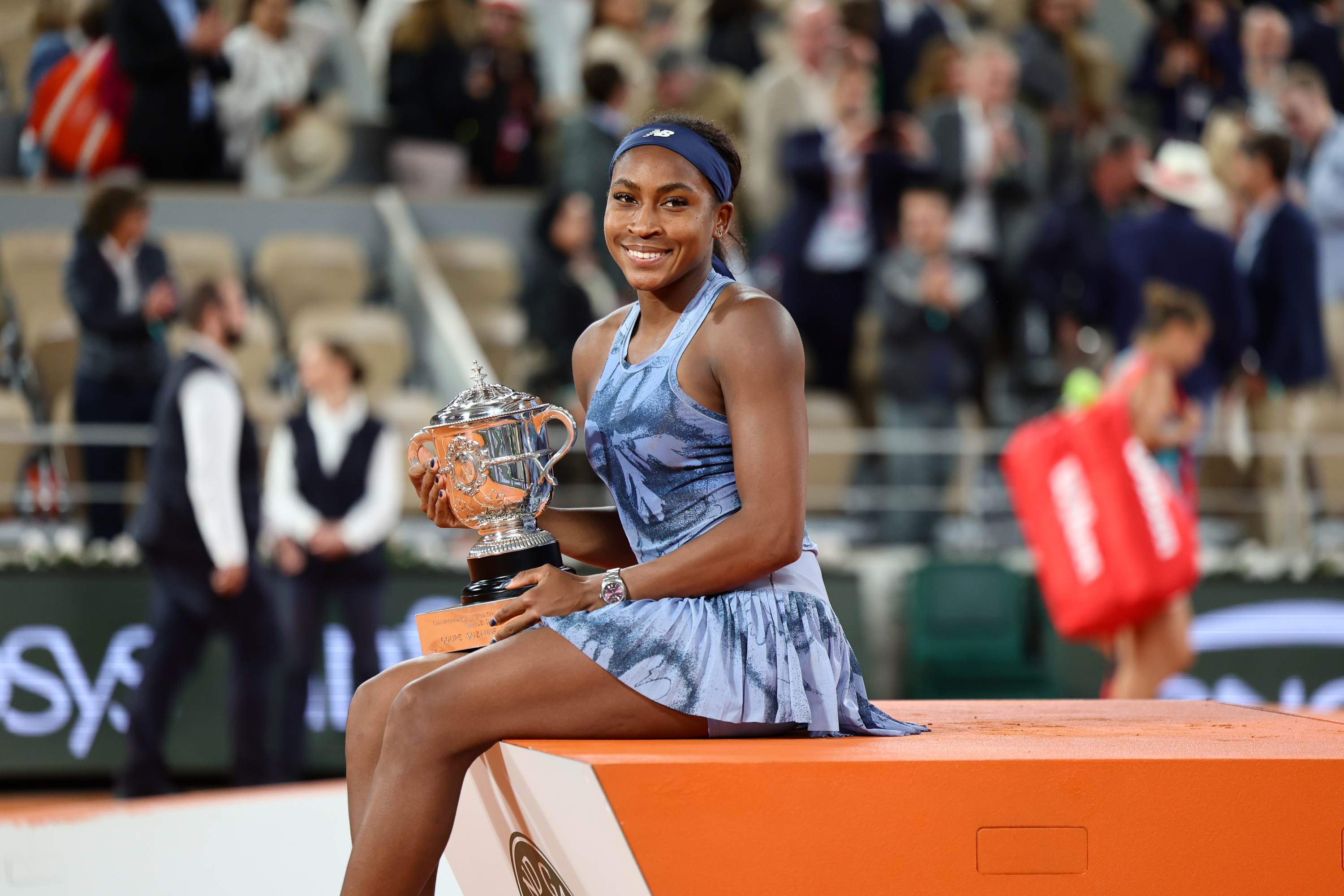 Coco Gauff / Trophée Roland-Garros 2025