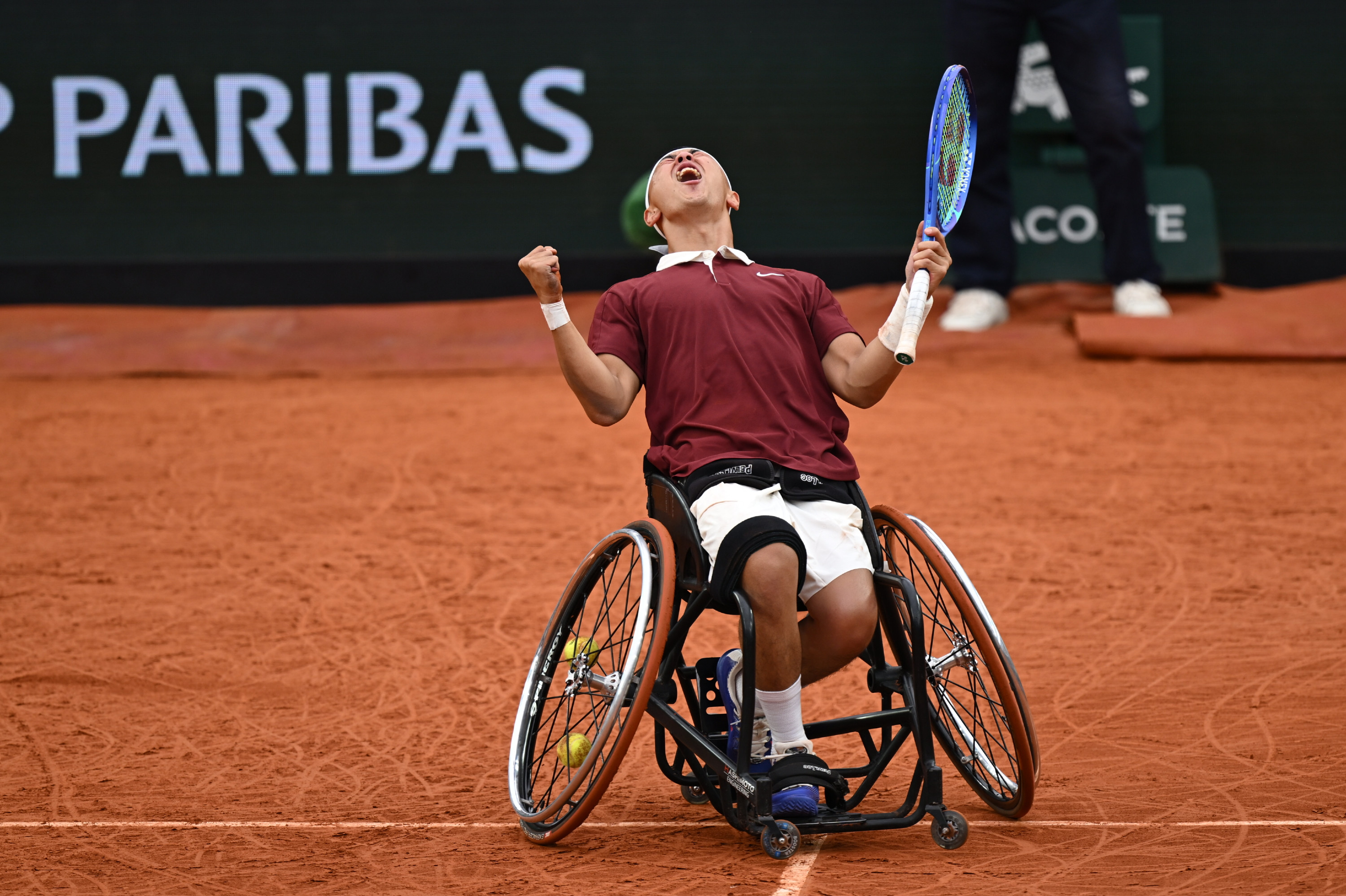 Oda three-peat finale to RG wheelchair events - Roland-Garros 2026