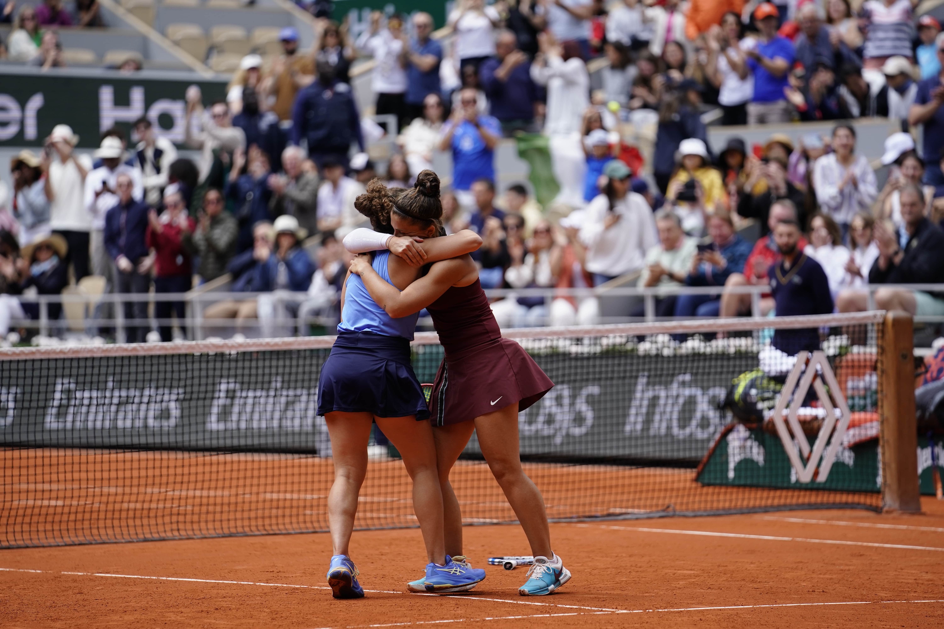 Sara Errani and Jasmine Paolini, Roland-Garros 2025, mixed doubles final