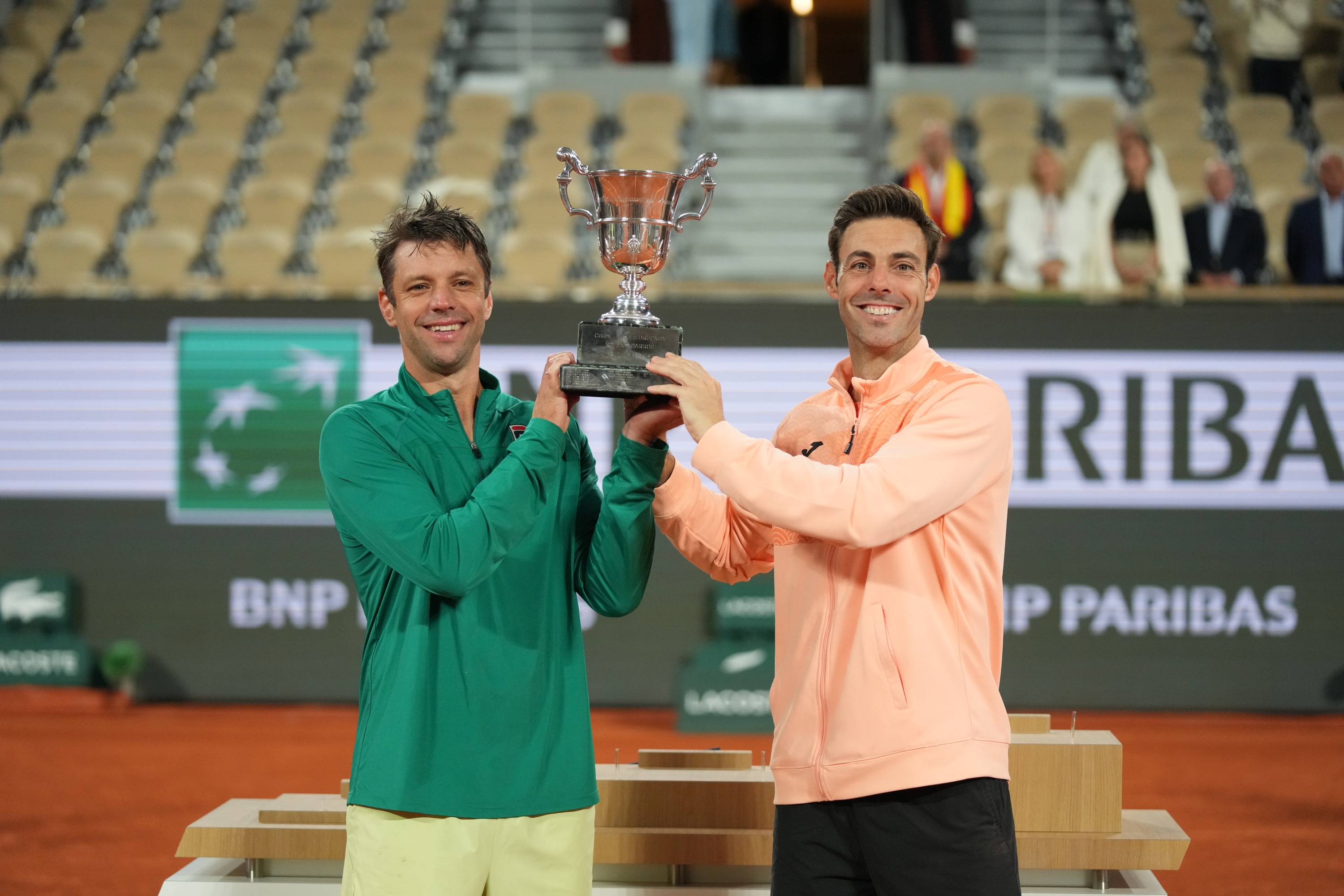 Horacio Zeballos, Marcel Granollers / Double messieurs, finale, trophées, Roland-Garros 2025