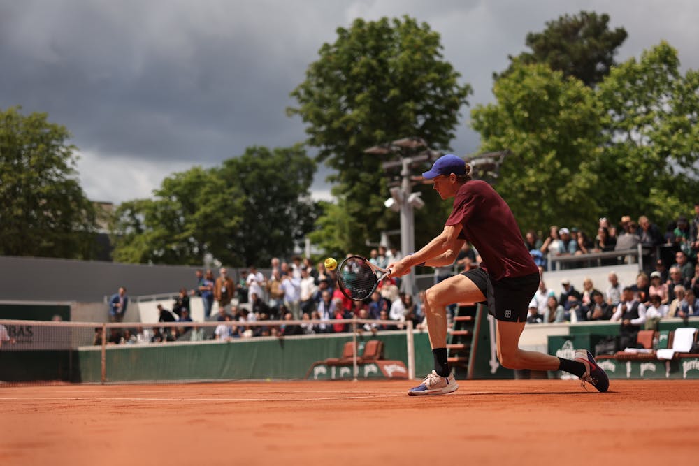 Jannik Sinner / Entraînement, Roland-Garros 2025