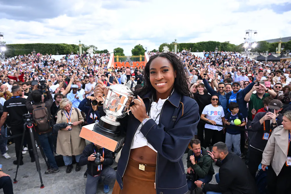 Coco Gauff / Trophée, Roland-Garros 2025