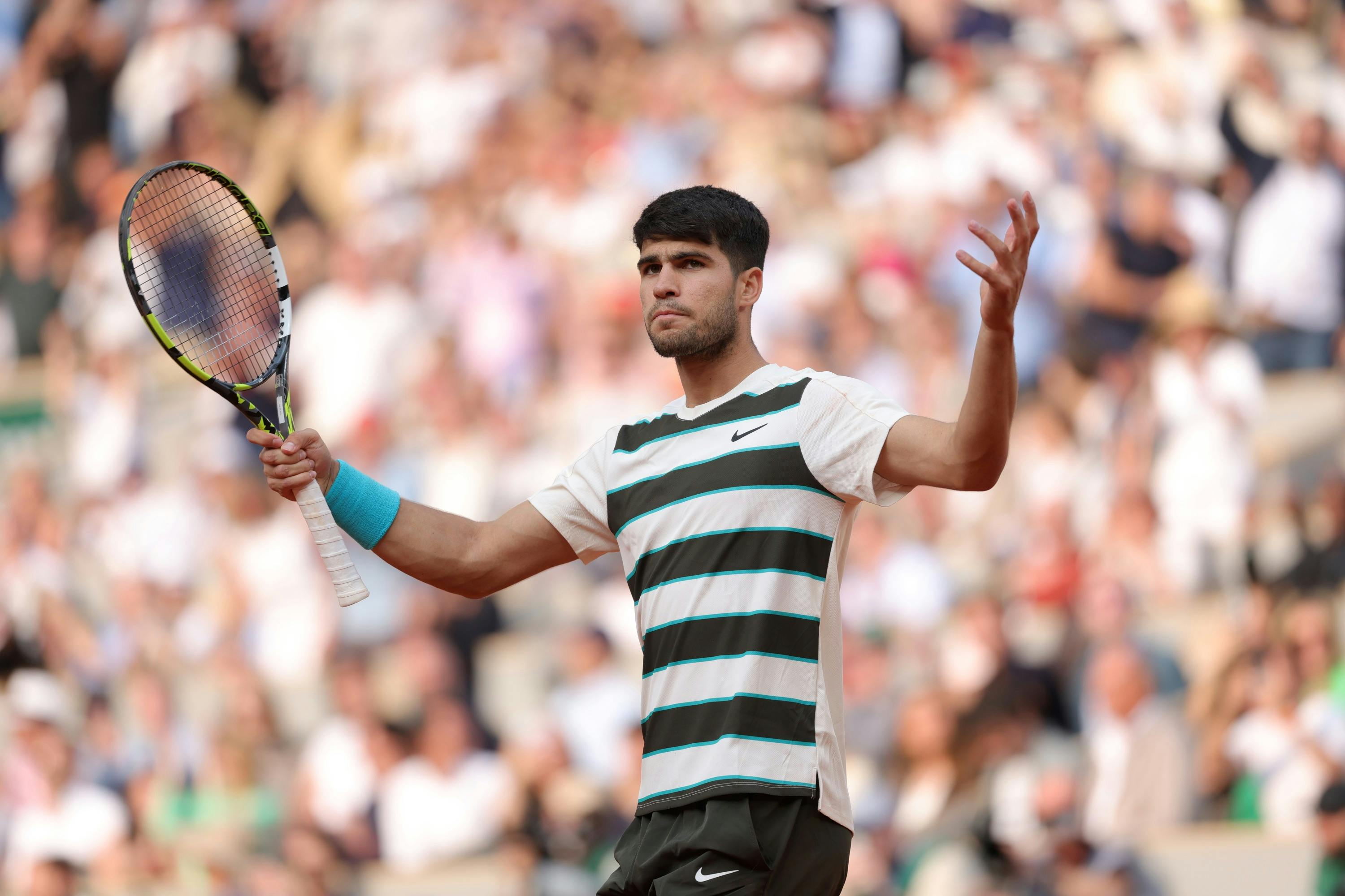 Carlos Alcaraz Finale messieurs, Roland-Garros 2025