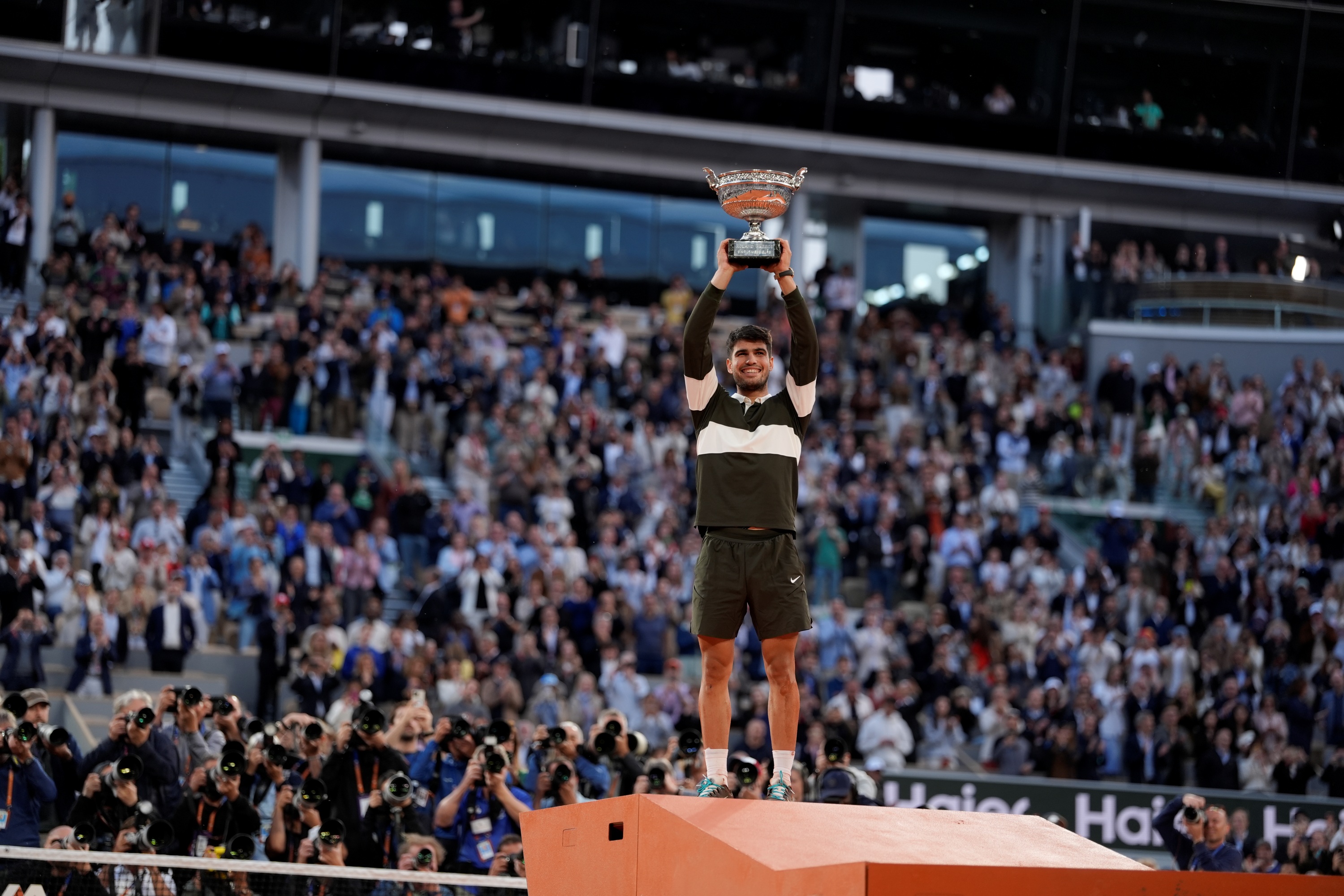 Carlos Alcaraz / Finale, trophée, Roland-Garros 2025