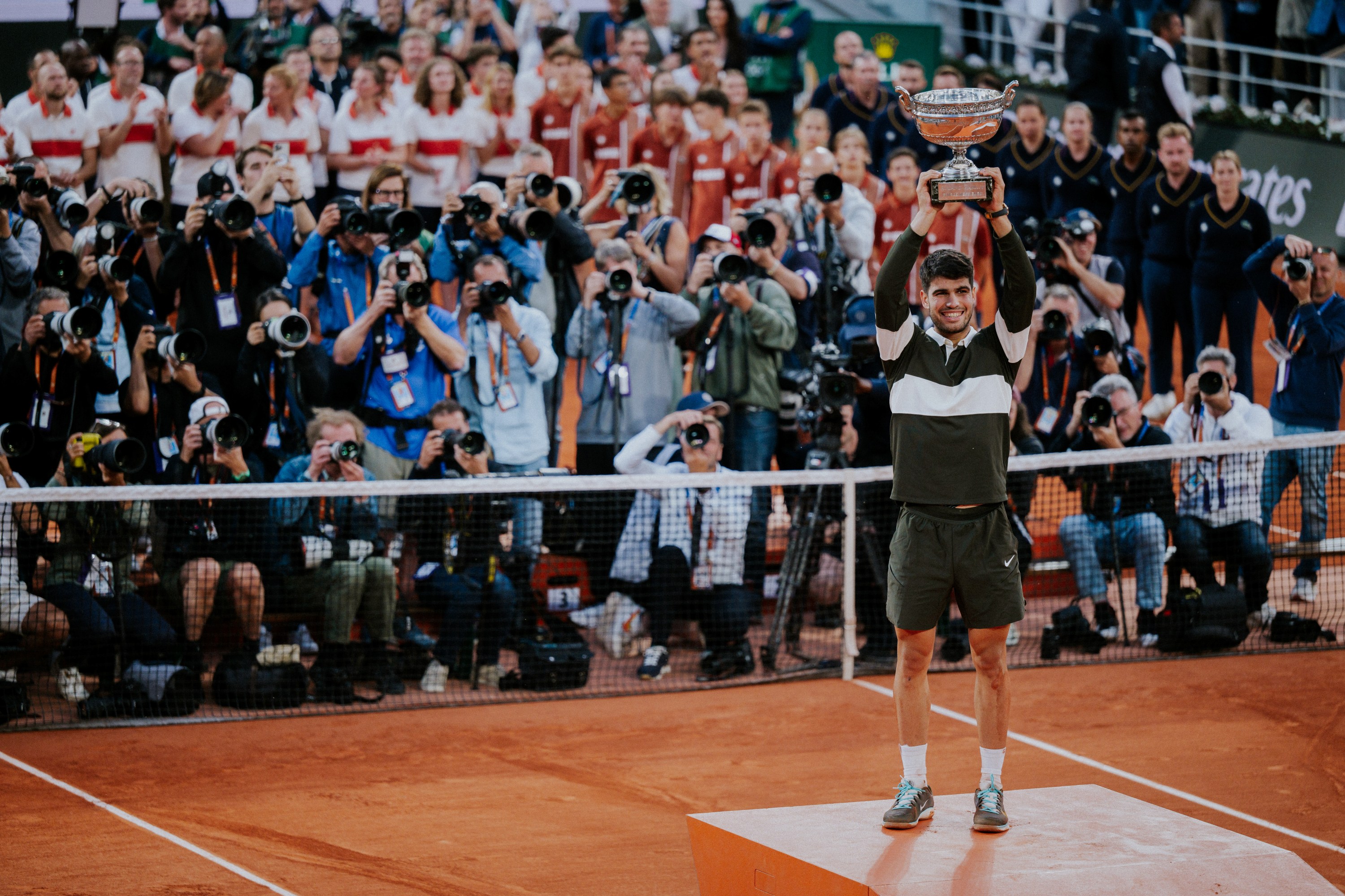 Carlos Alcaraz / Finale, photographes, Roland-Garros 2025