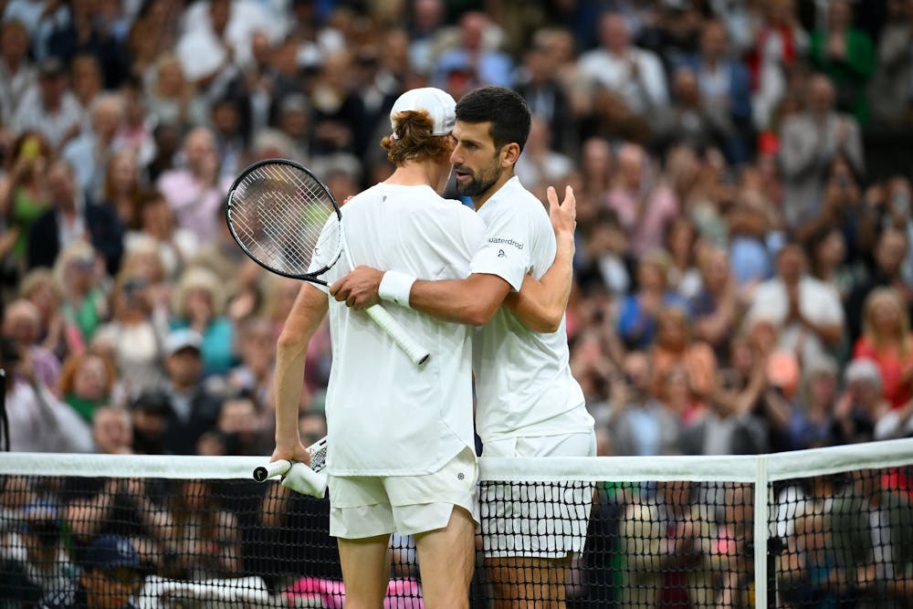 Jannik Sinner & Novak Djokovic - Wimbledon 2023