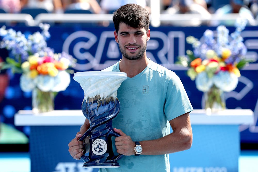 Carlos Alcaraz / Trophée, Cincinnati 2025